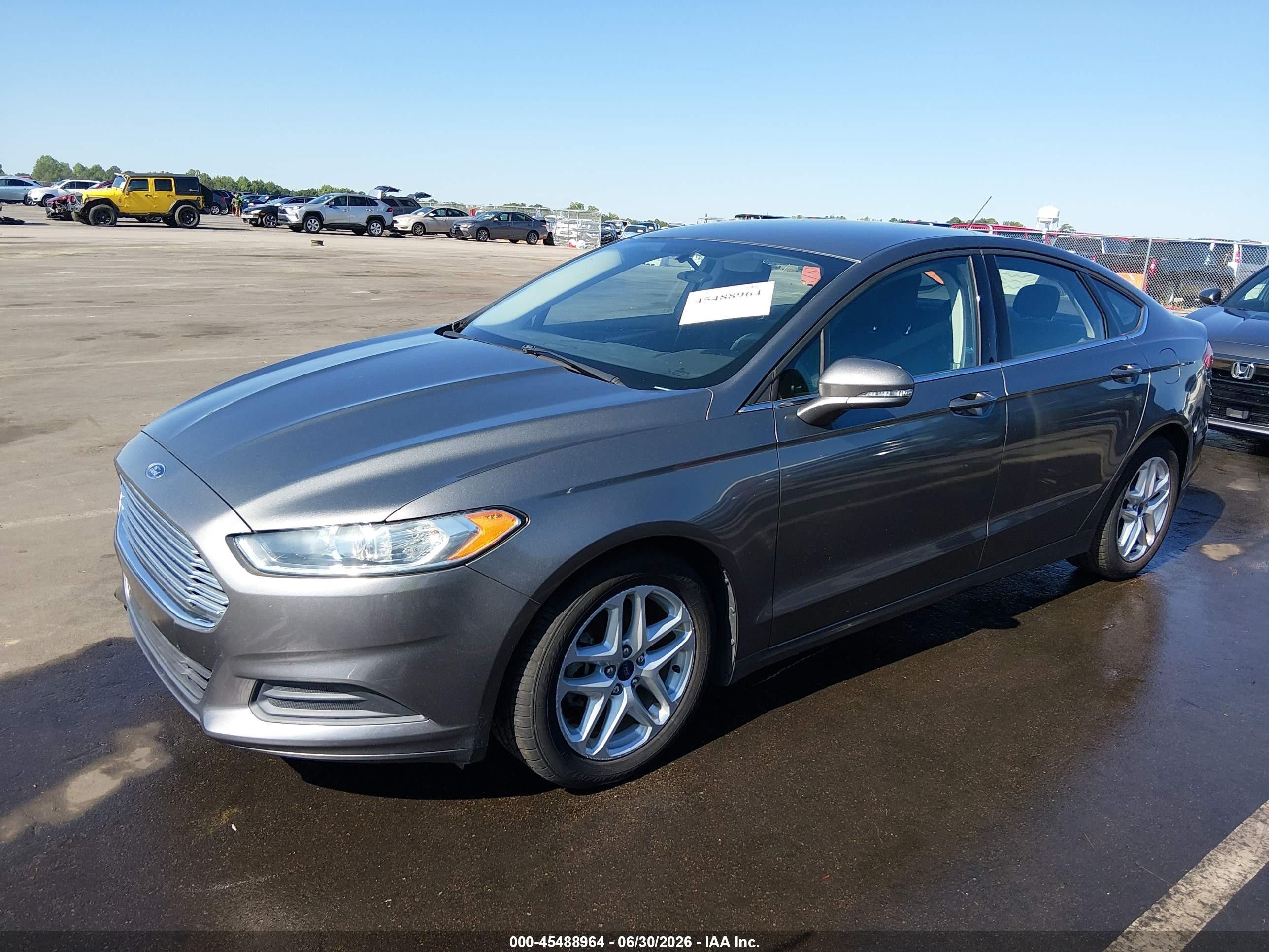 2014 Ford Fusion Se Серый vin: 3FA6P0H71ER385881