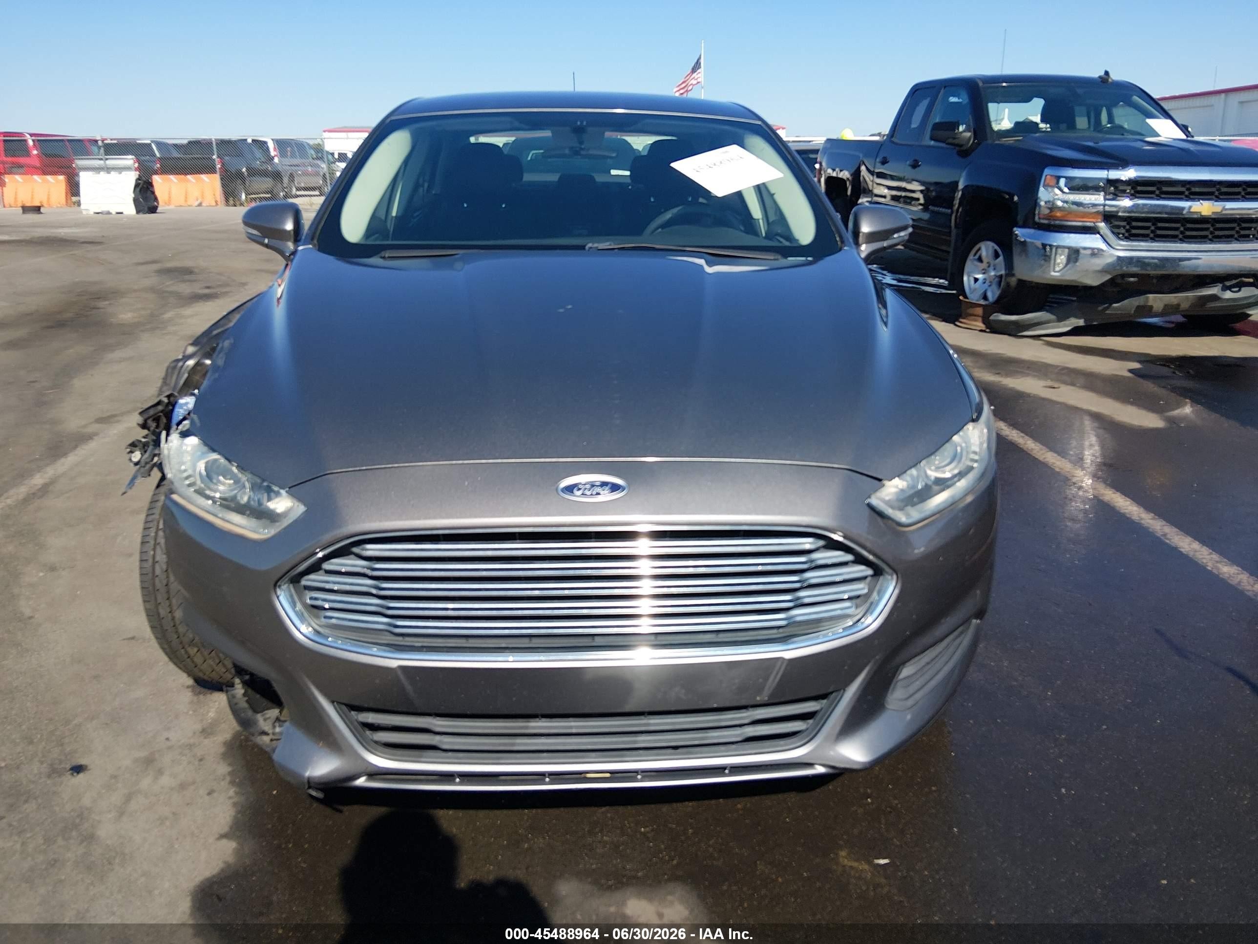 2014 Ford Fusion Se Серый vin: 3FA6P0H71ER385881