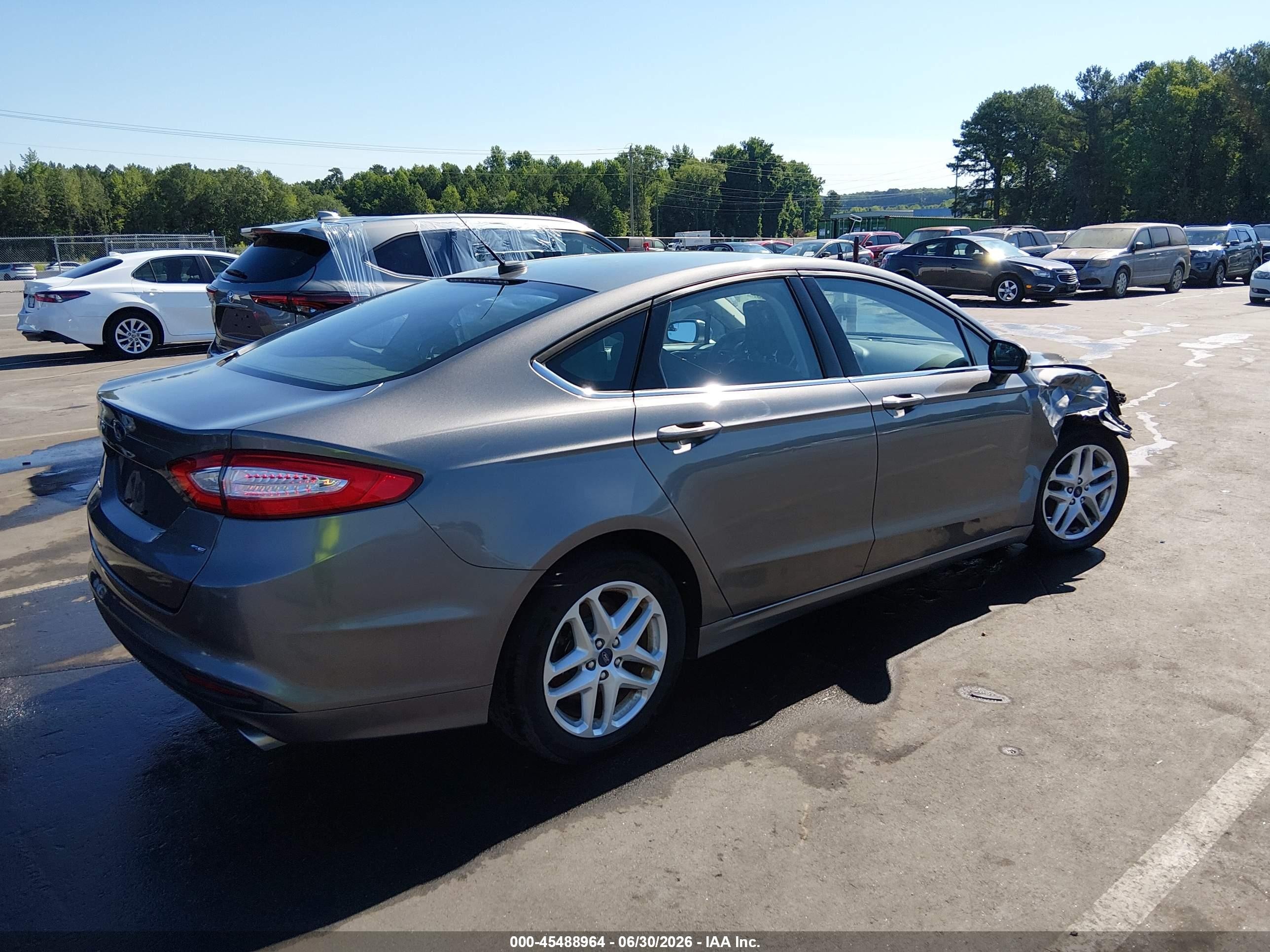 2014 Ford Fusion Se Серый vin: 3FA6P0H71ER385881