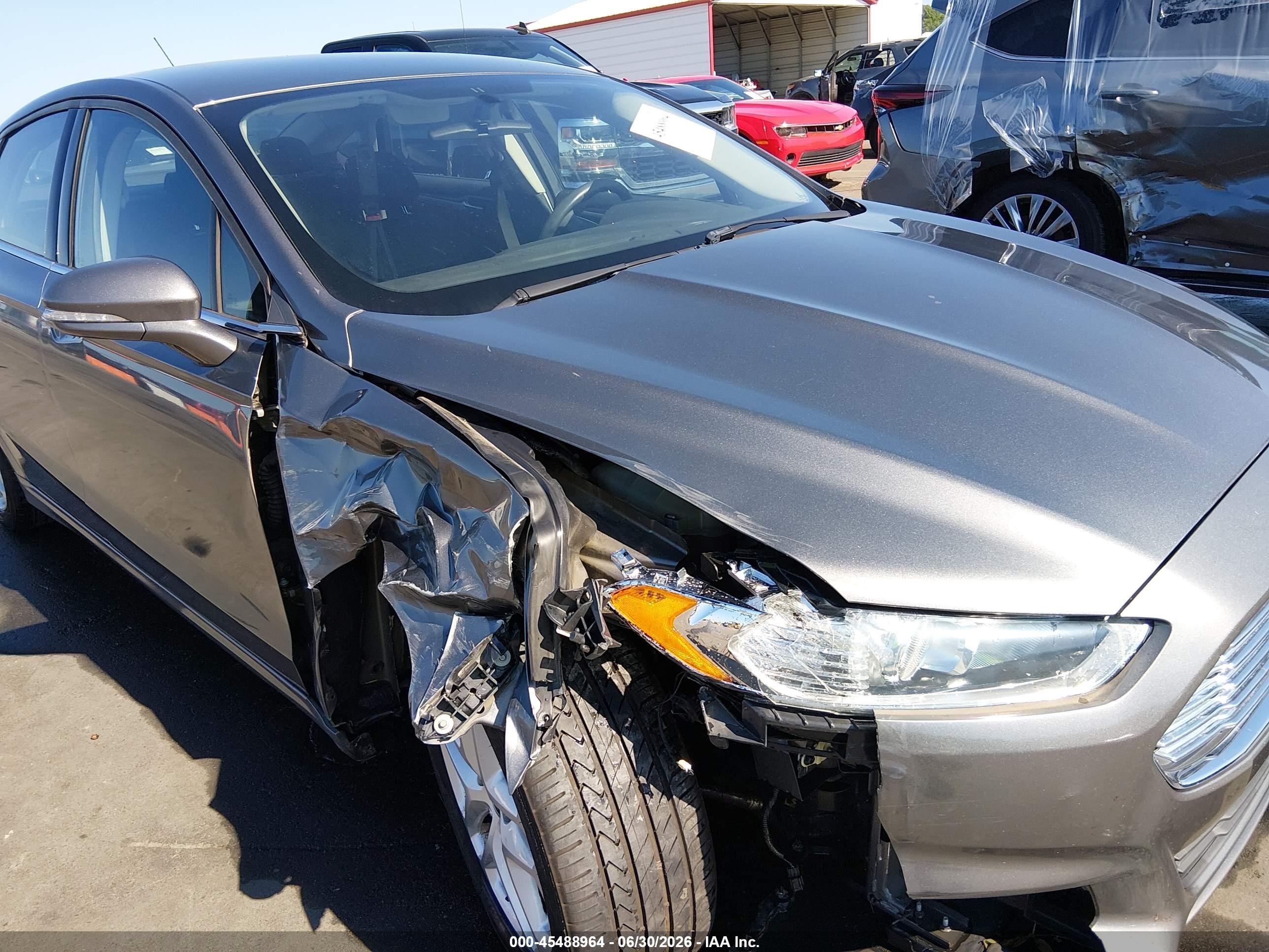2014 Ford Fusion Se Серый vin: 3FA6P0H71ER385881