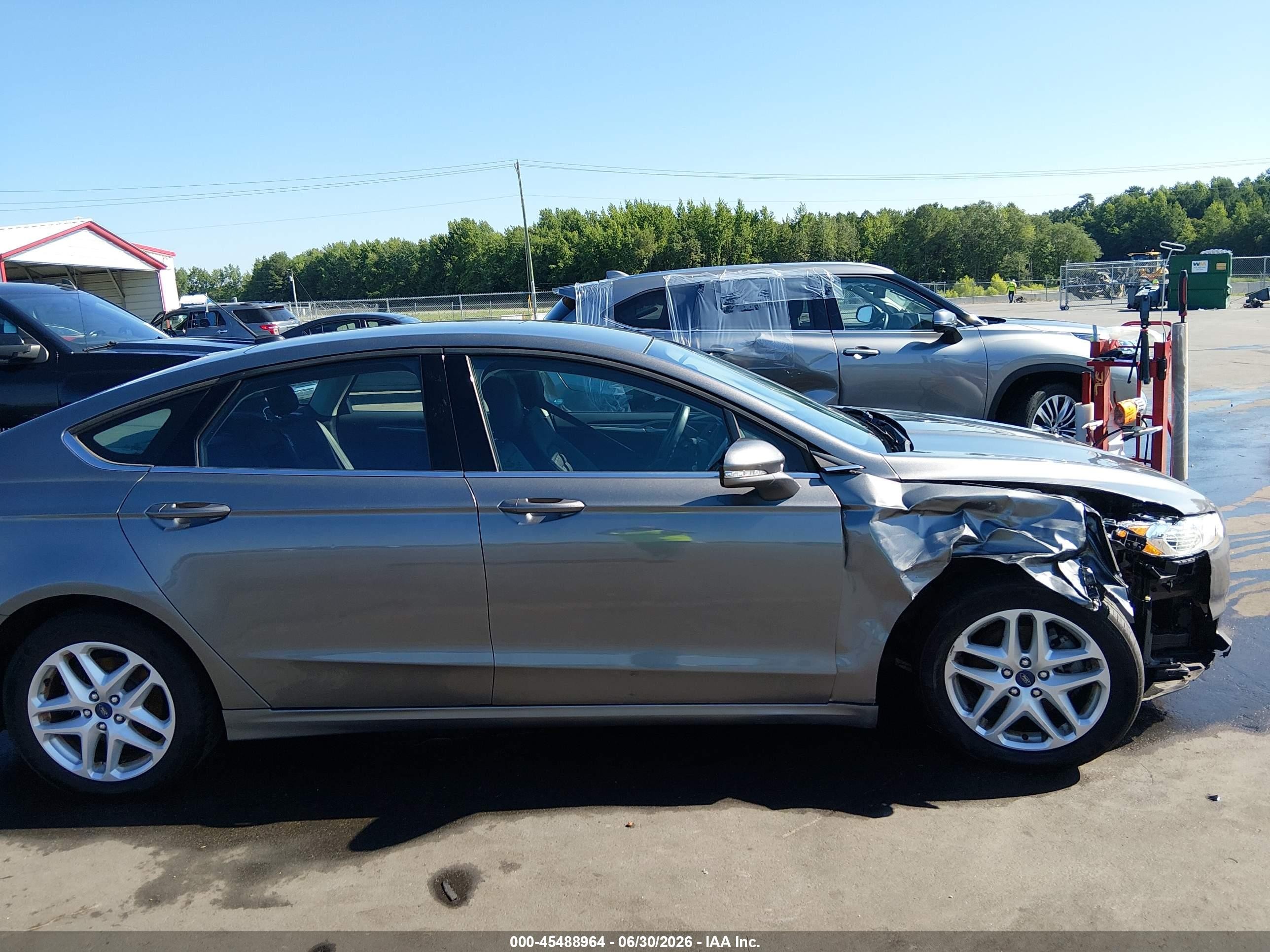 2014 Ford Fusion Se Серый vin: 3FA6P0H71ER385881