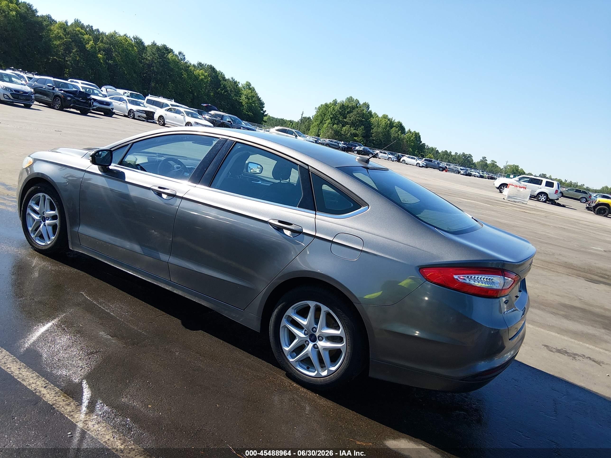 2014 Ford Fusion Se Серый vin: 3FA6P0H71ER385881