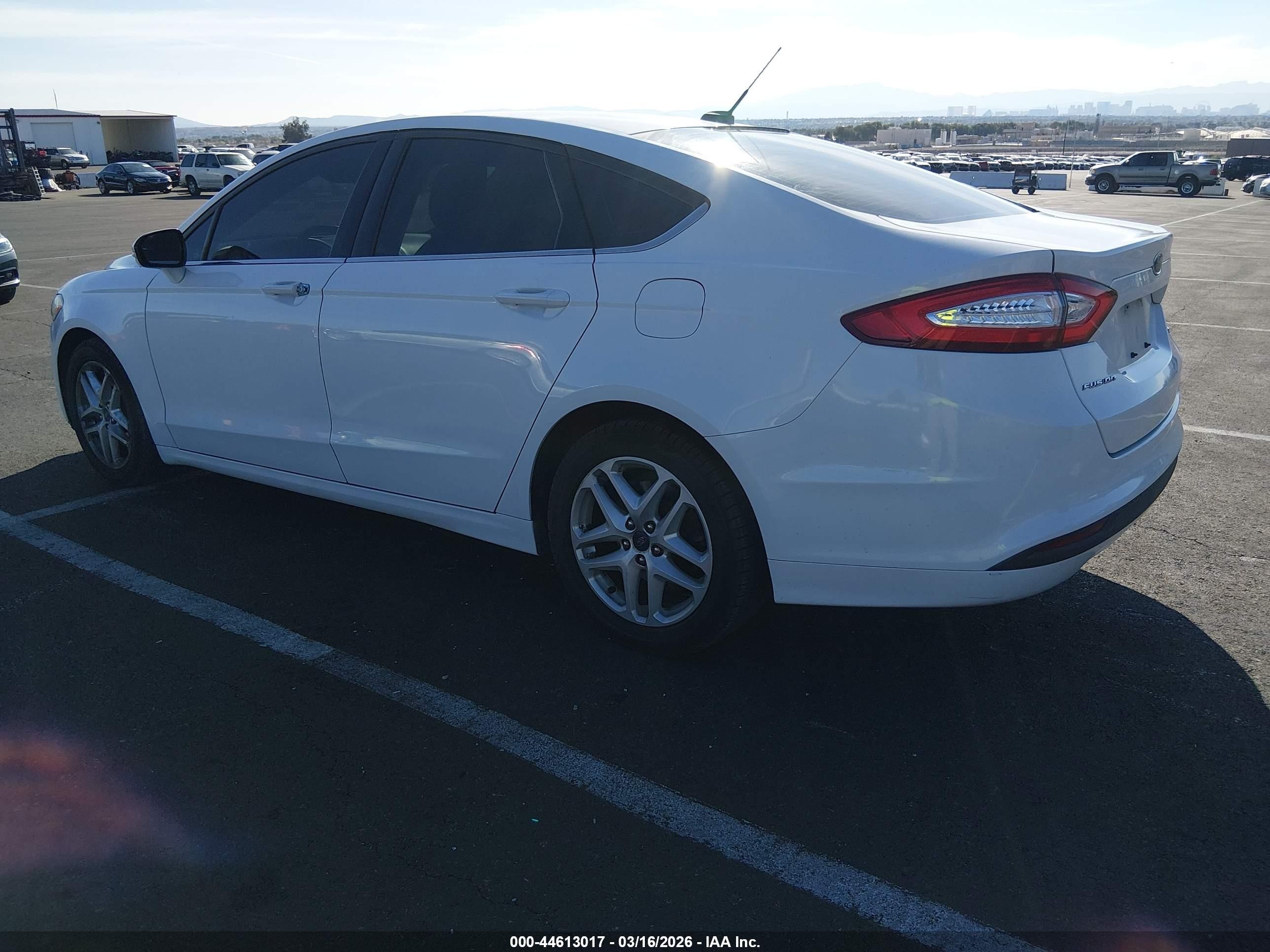 2014 Ford Fusion Se White vin: 3FA6P0H71ER394368