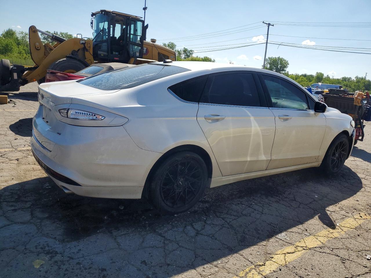 2015 Ford Fusion Se White vin: 3FA6P0H71FR121433