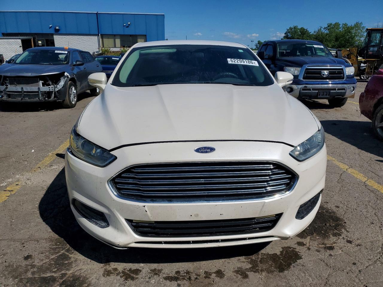2015 Ford Fusion Se White vin: 3FA6P0H71FR121433
