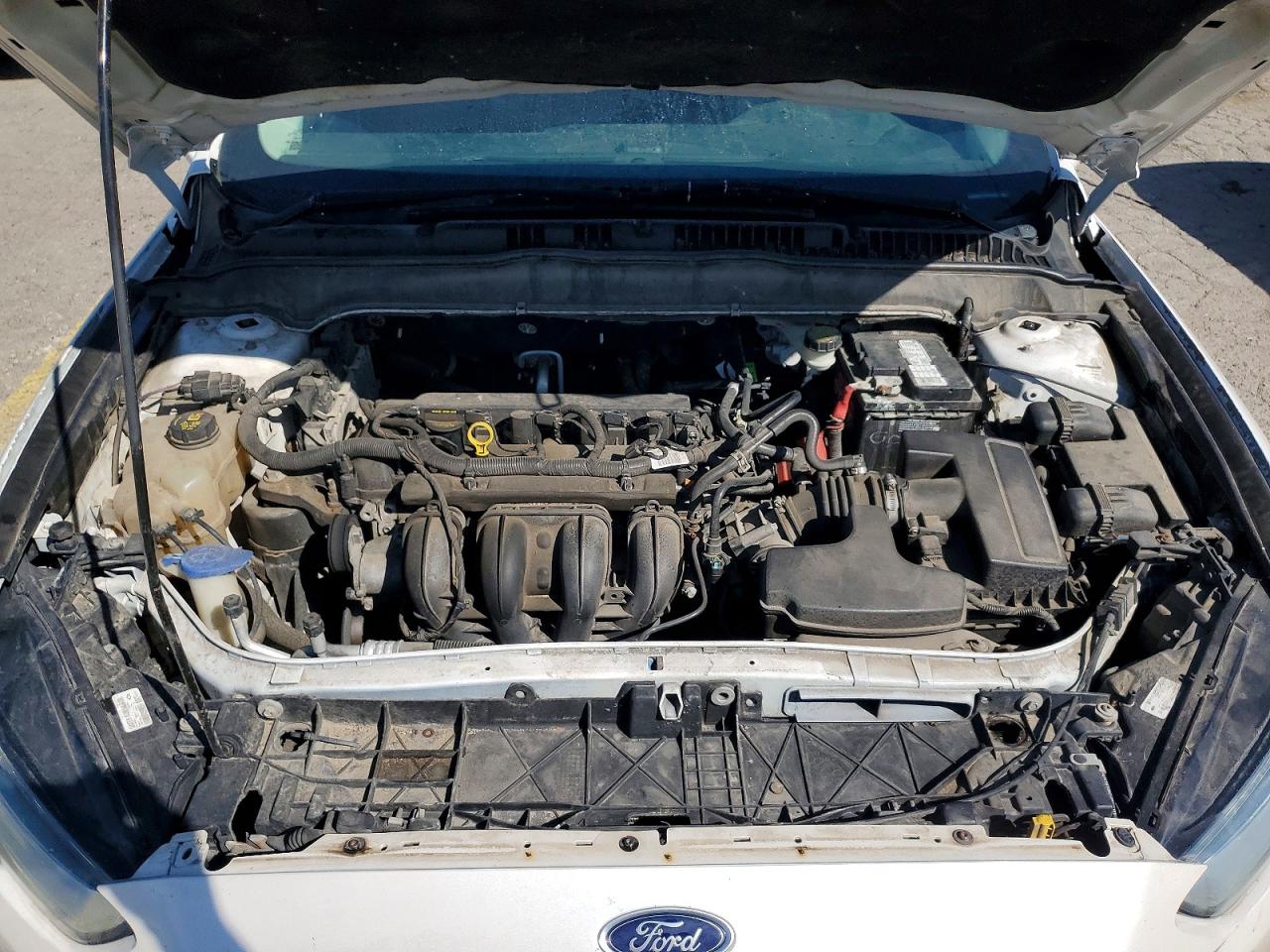 2015 Ford Fusion Se White vin: 3FA6P0H71FR121433
