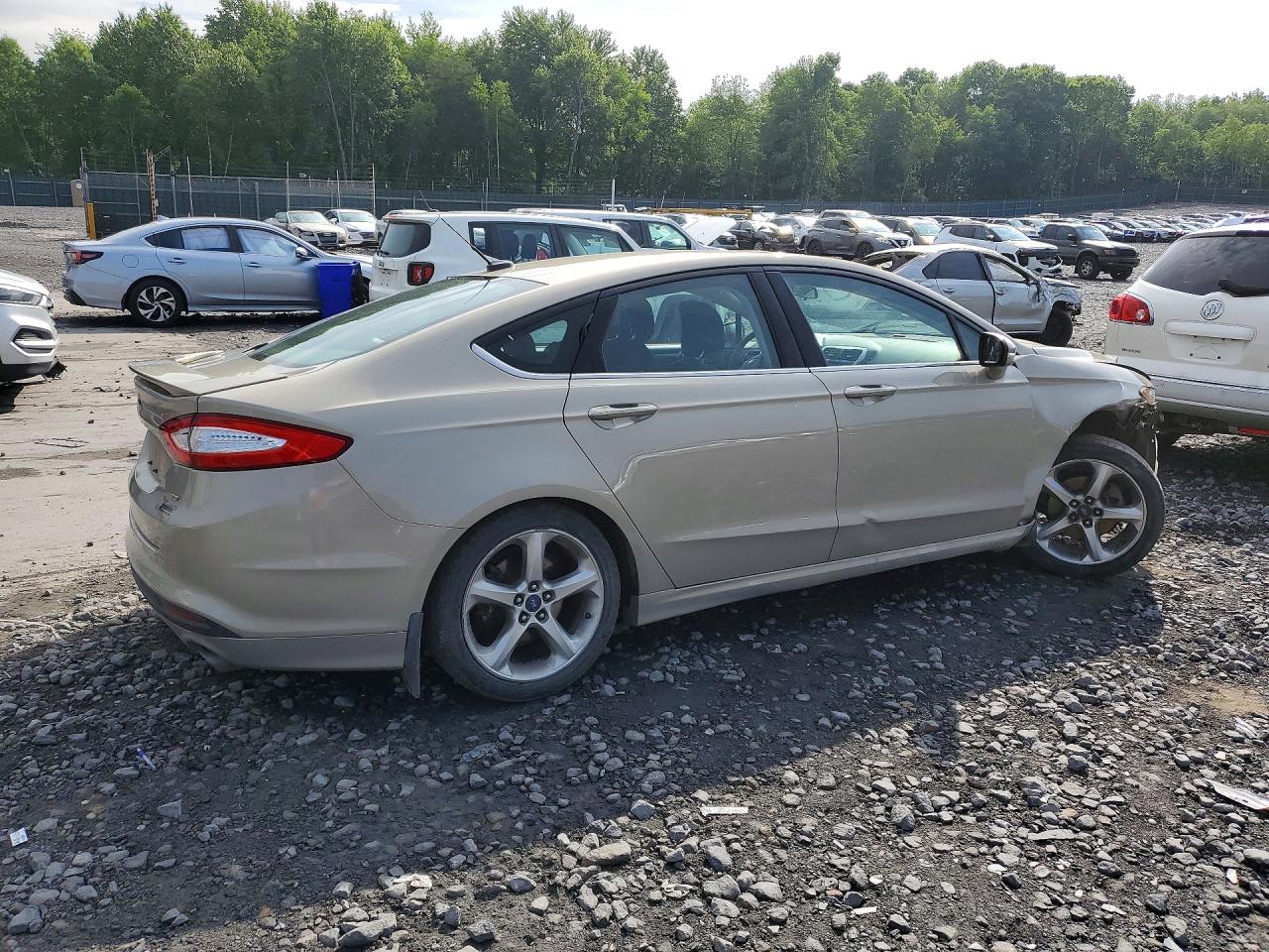 2015 Ford Fusion Se Tan vin: 3FA6P0H71FR122467