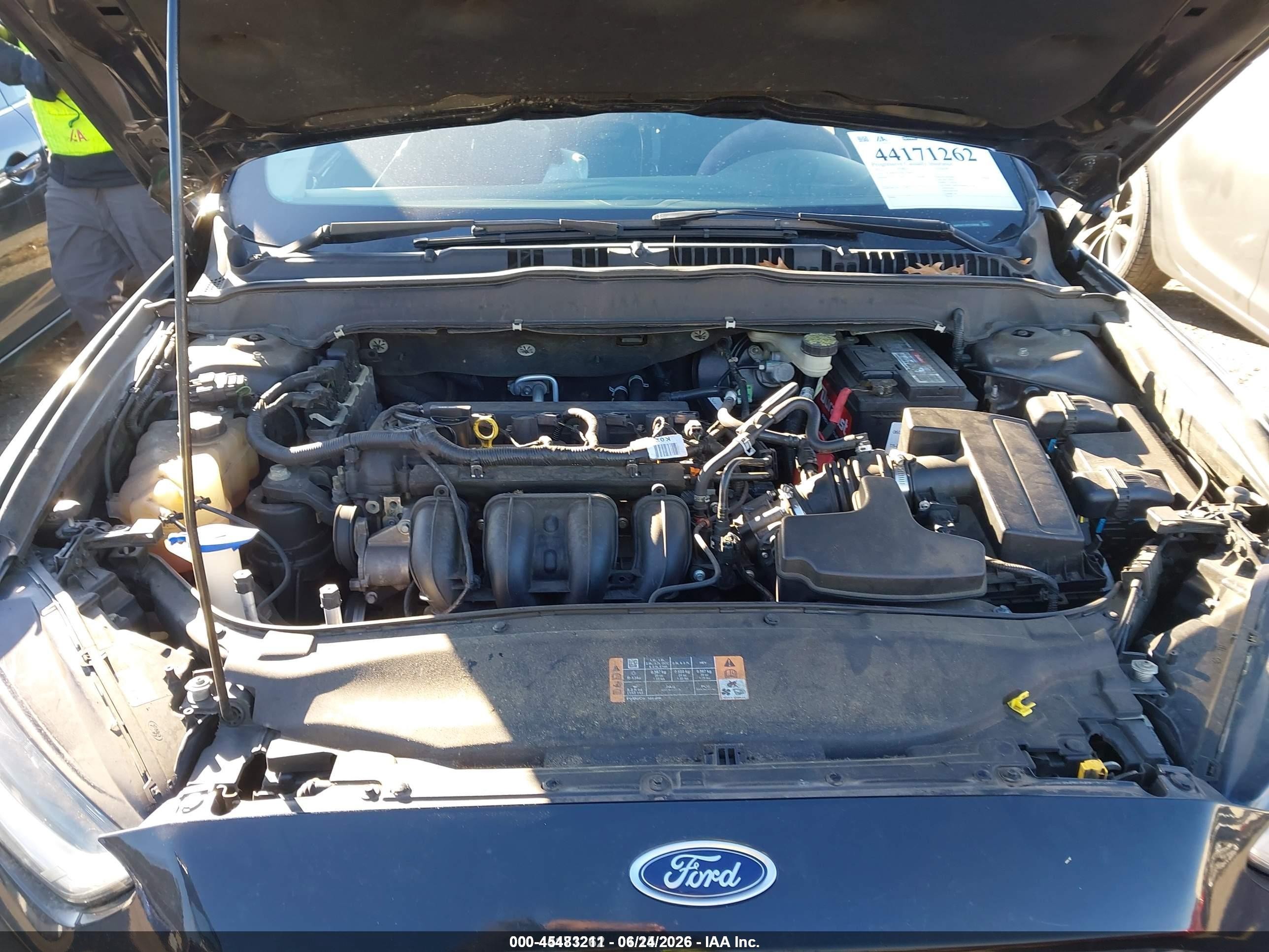 2015 Ford Fusion Se Black vin: 3FA6P0H71FR133694