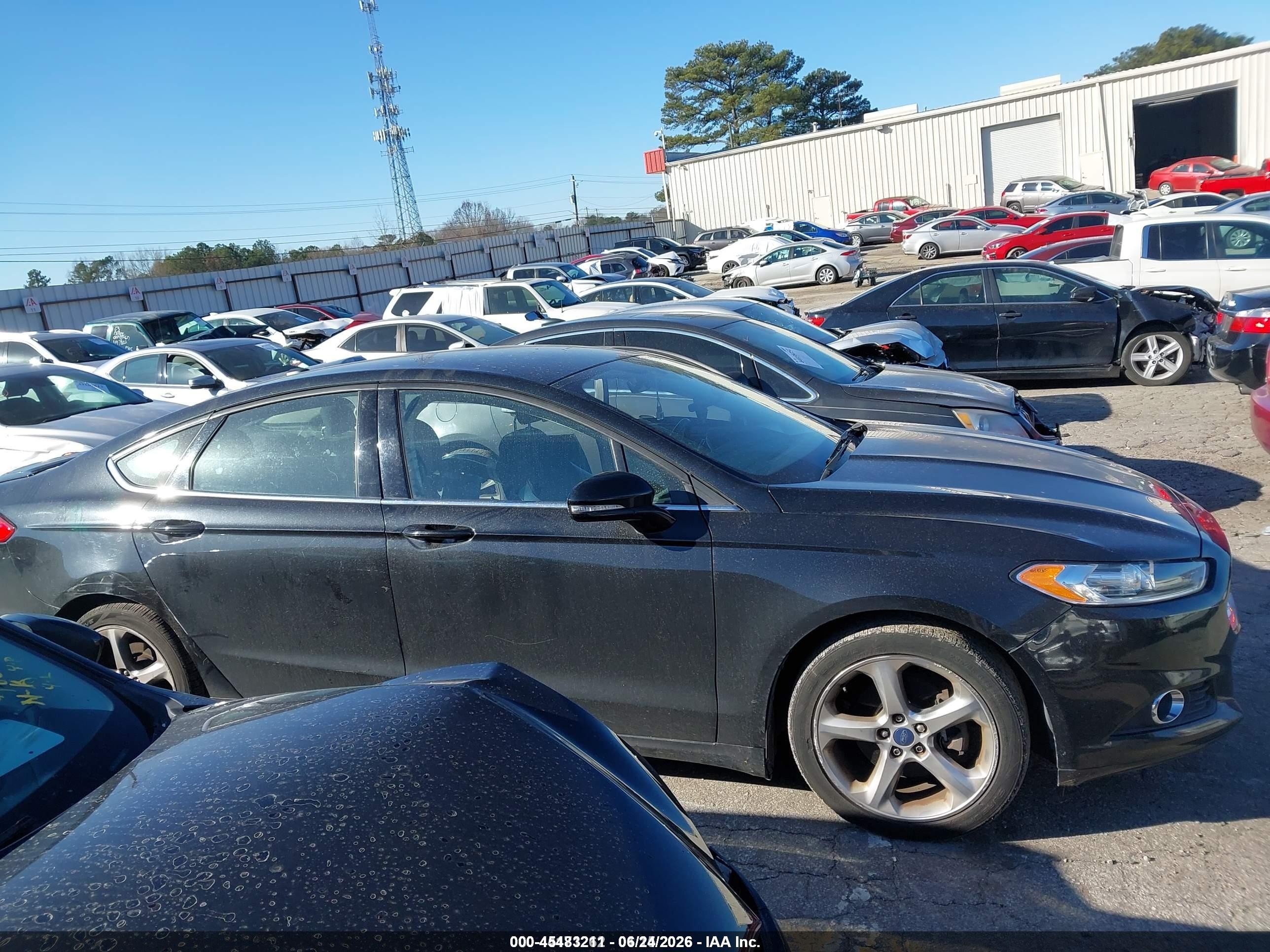 2015 Ford Fusion Se Black vin: 3FA6P0H71FR133694