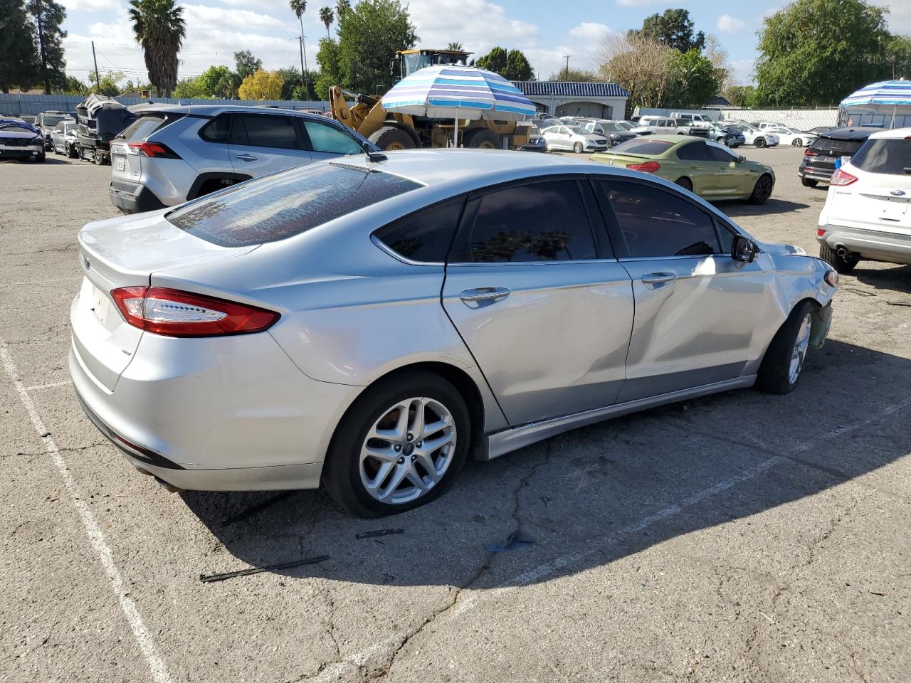 2015 Ford Fusion Se Silver vin: 3FA6P0H71FR139138