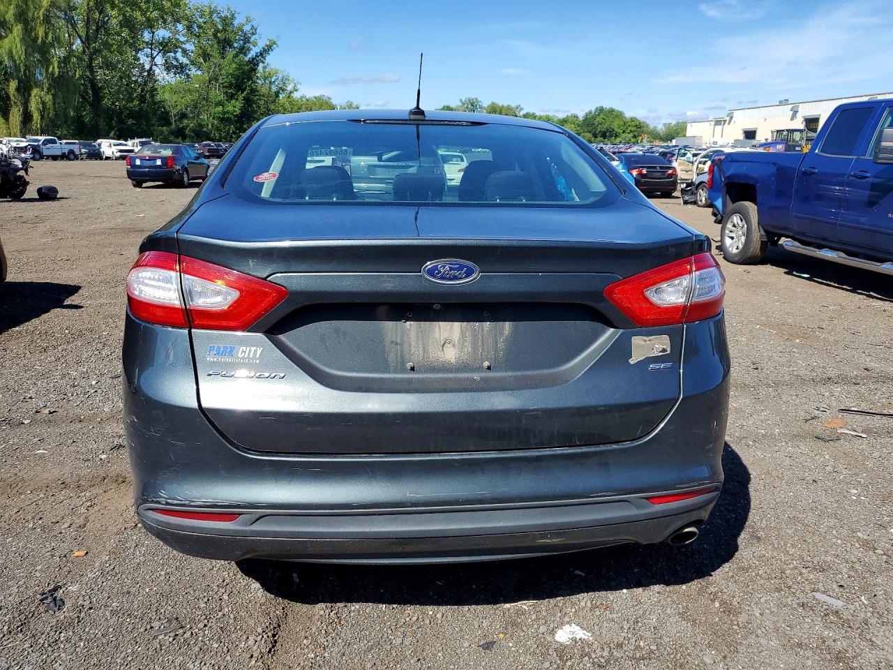2015 Ford Fusion Se Gray vin: 3FA6P0H71FR154173