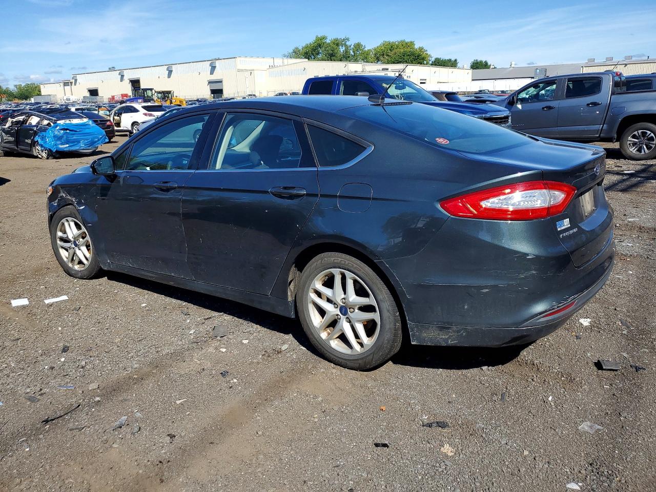 2015 Ford Fusion Se Gray vin: 3FA6P0H71FR154173