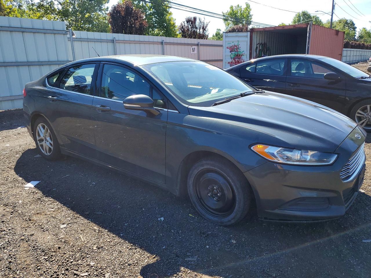 2015 Ford Fusion Se Gray vin: 3FA6P0H71FR154173