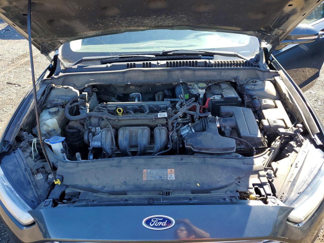 2015 Ford Fusion Se Gray vin: 3FA6P0H71FR154173