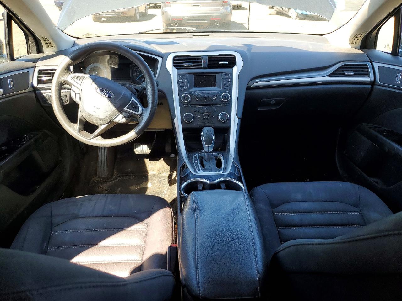 2015 Ford Fusion Se Gray vin: 3FA6P0H71FR154173