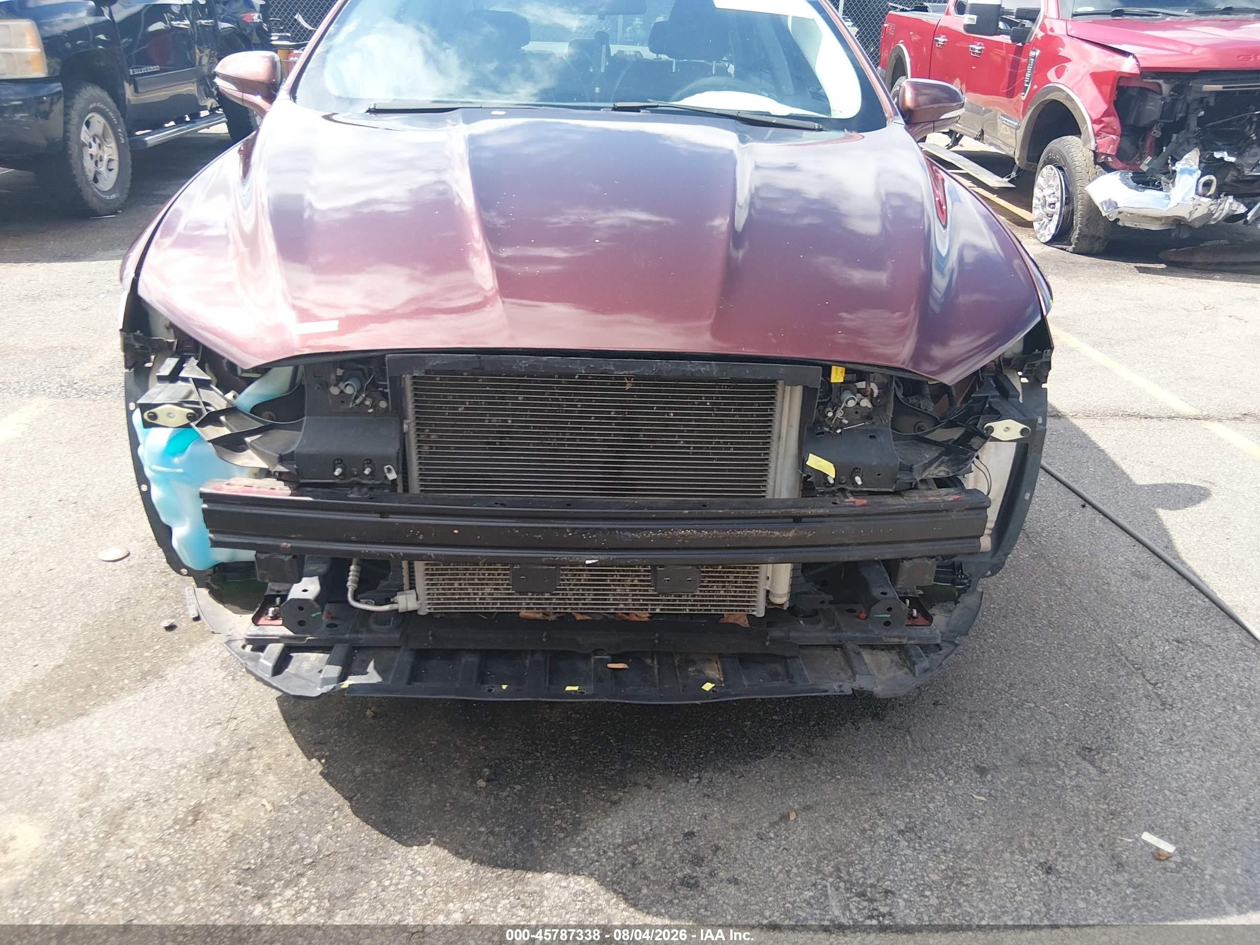 2015 Ford Fusion Se Burgundy vin: 3FA6P0H71FR189148
