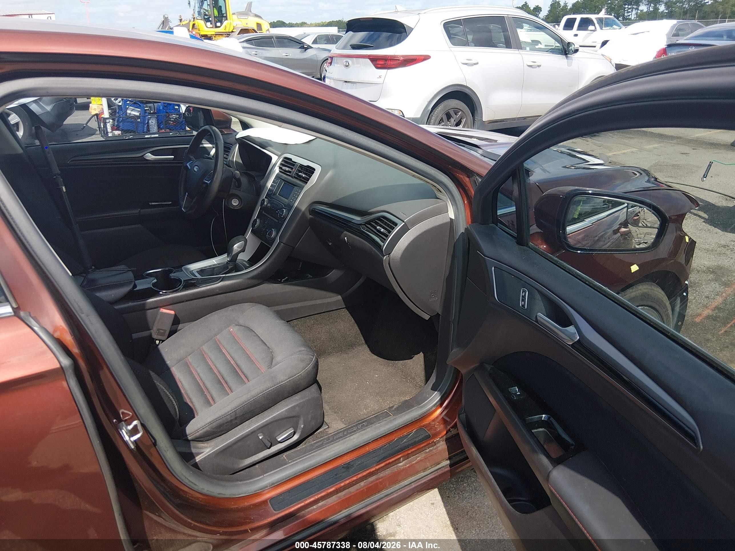 2015 Ford Fusion Se Burgundy vin: 3FA6P0H71FR189148
