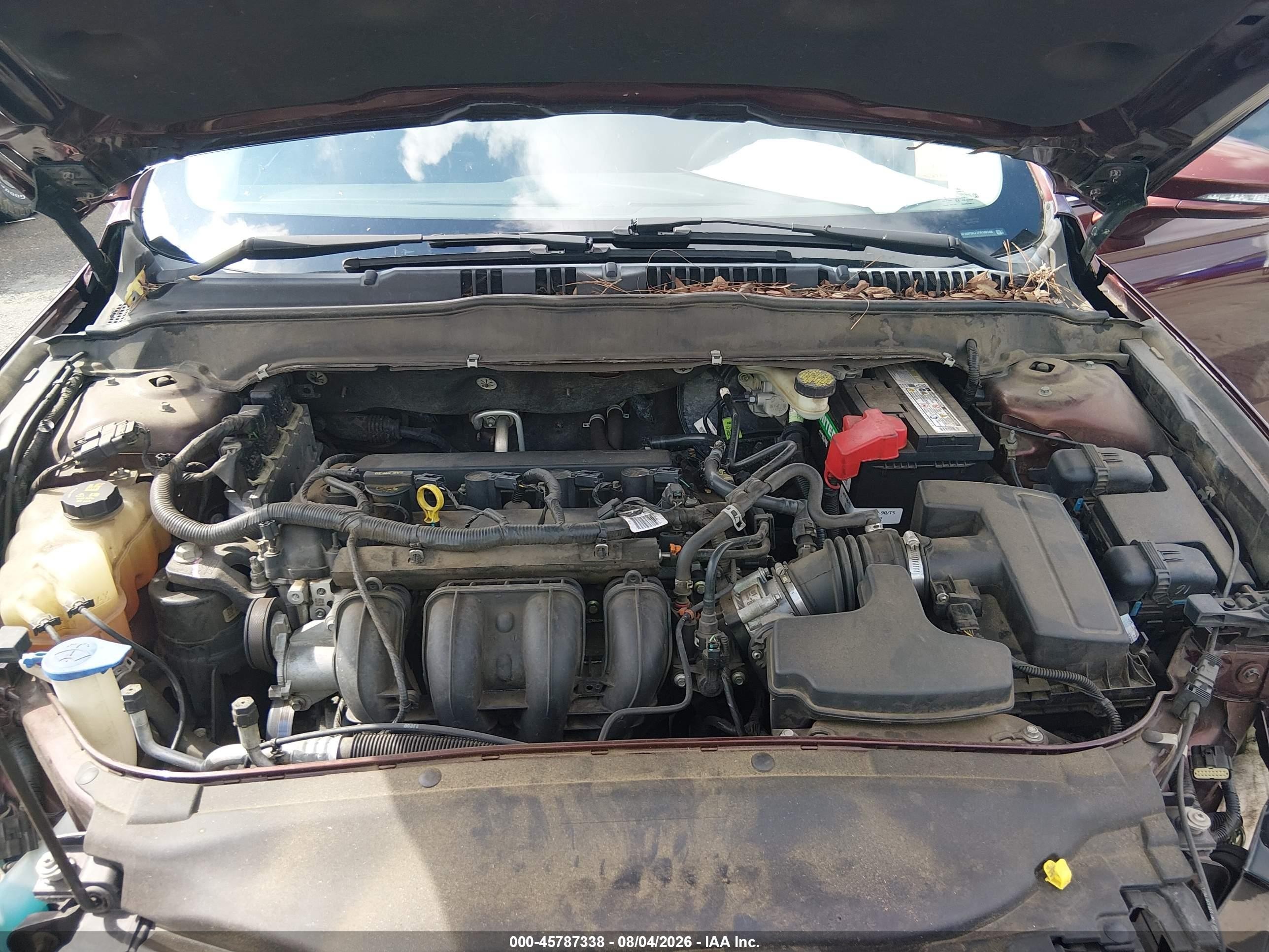 2015 Ford Fusion Se Burgundy vin: 3FA6P0H71FR189148