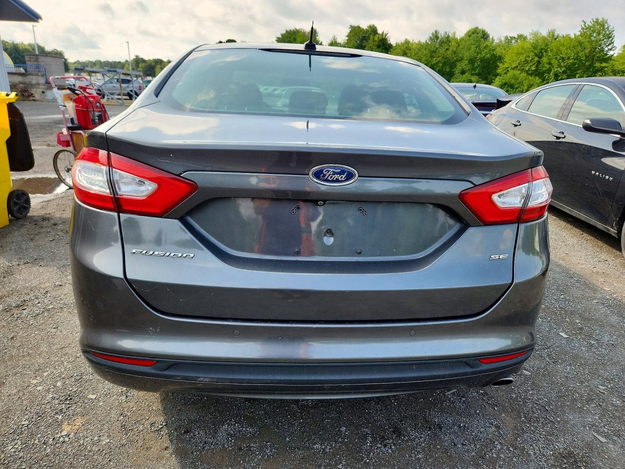 2015 Ford Fusion Se Gray vin: 3FA6P0H71FR208622