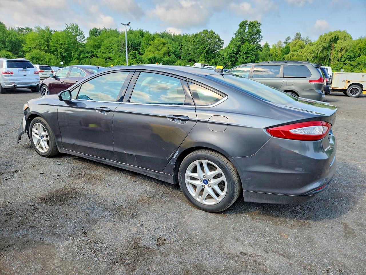2015 Ford Fusion Se Gray vin: 3FA6P0H71FR208622