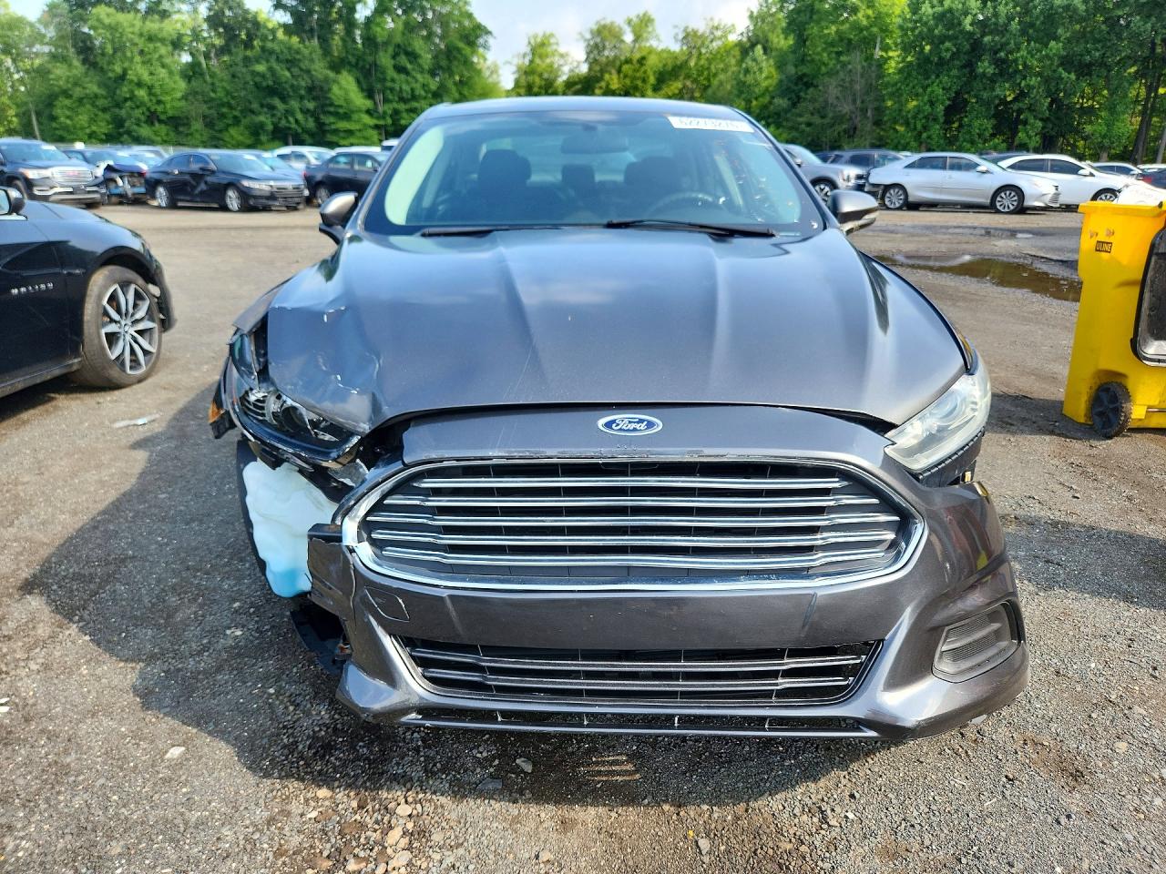2015 Ford Fusion Se Gray vin: 3FA6P0H71FR208622