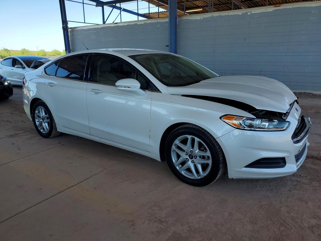2015 Ford Fusion Se White vin: 3FA6P0H71FR234444