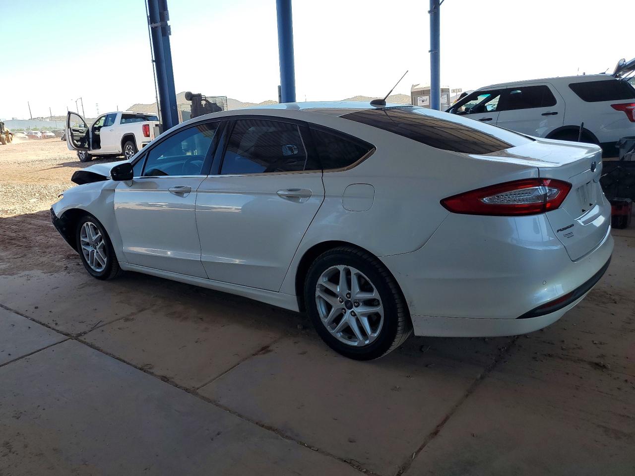 2015 Ford Fusion Se White vin: 3FA6P0H71FR234444