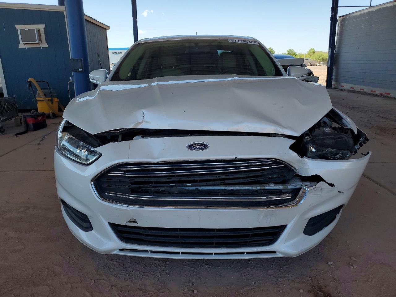 2015 Ford Fusion Se White vin: 3FA6P0H71FR234444