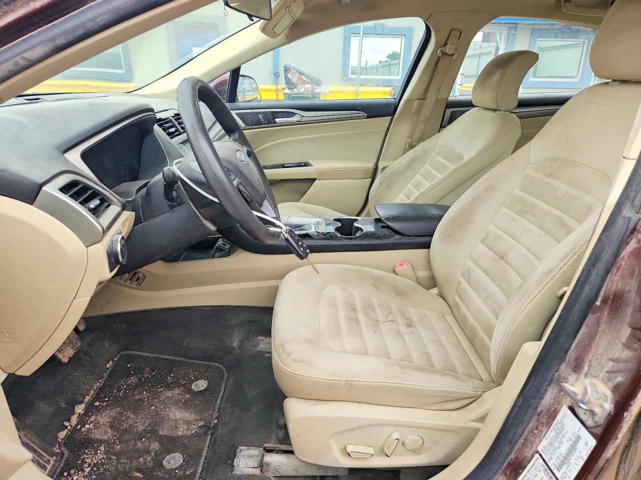 2015 Ford Fusion Se Burgundy vin: 3FA6P0H71FR252992