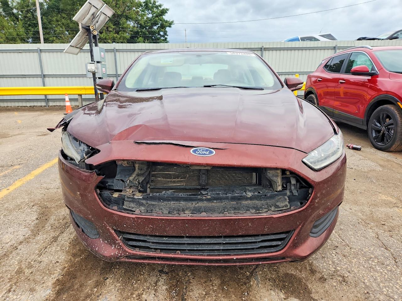 2015 Ford Fusion Se Burgundy vin: 3FA6P0H71FR252992
