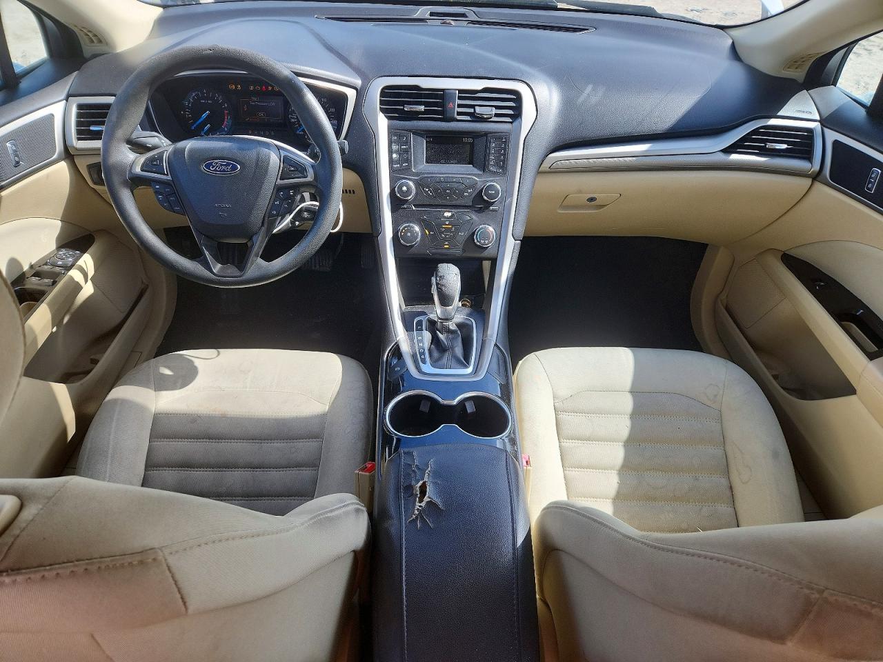 2015 Ford Fusion Se White vin: 3FA6P0H71FR274894