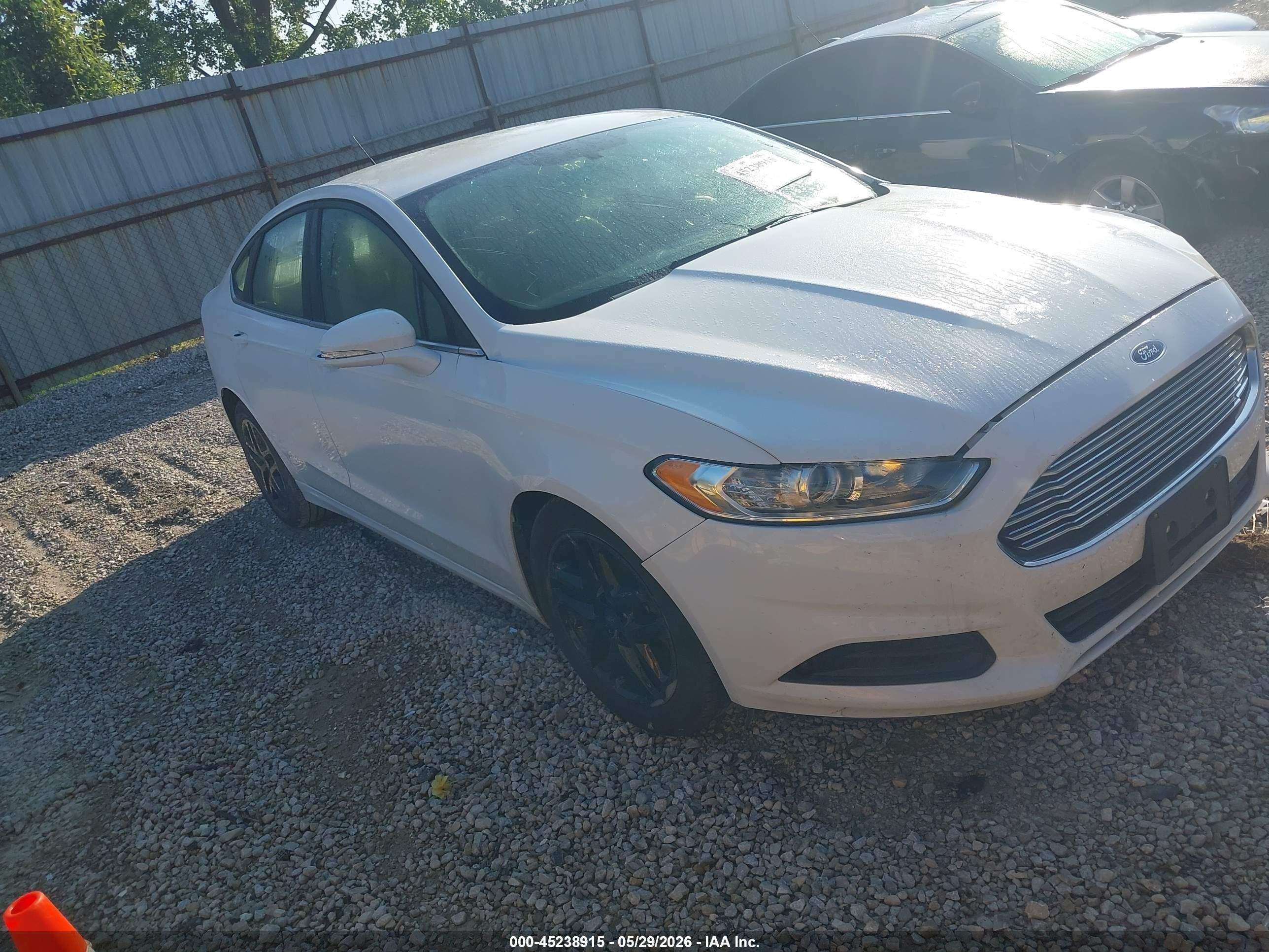 2015 Ford Fusion Se White vin: 3FA6P0H71FR296961