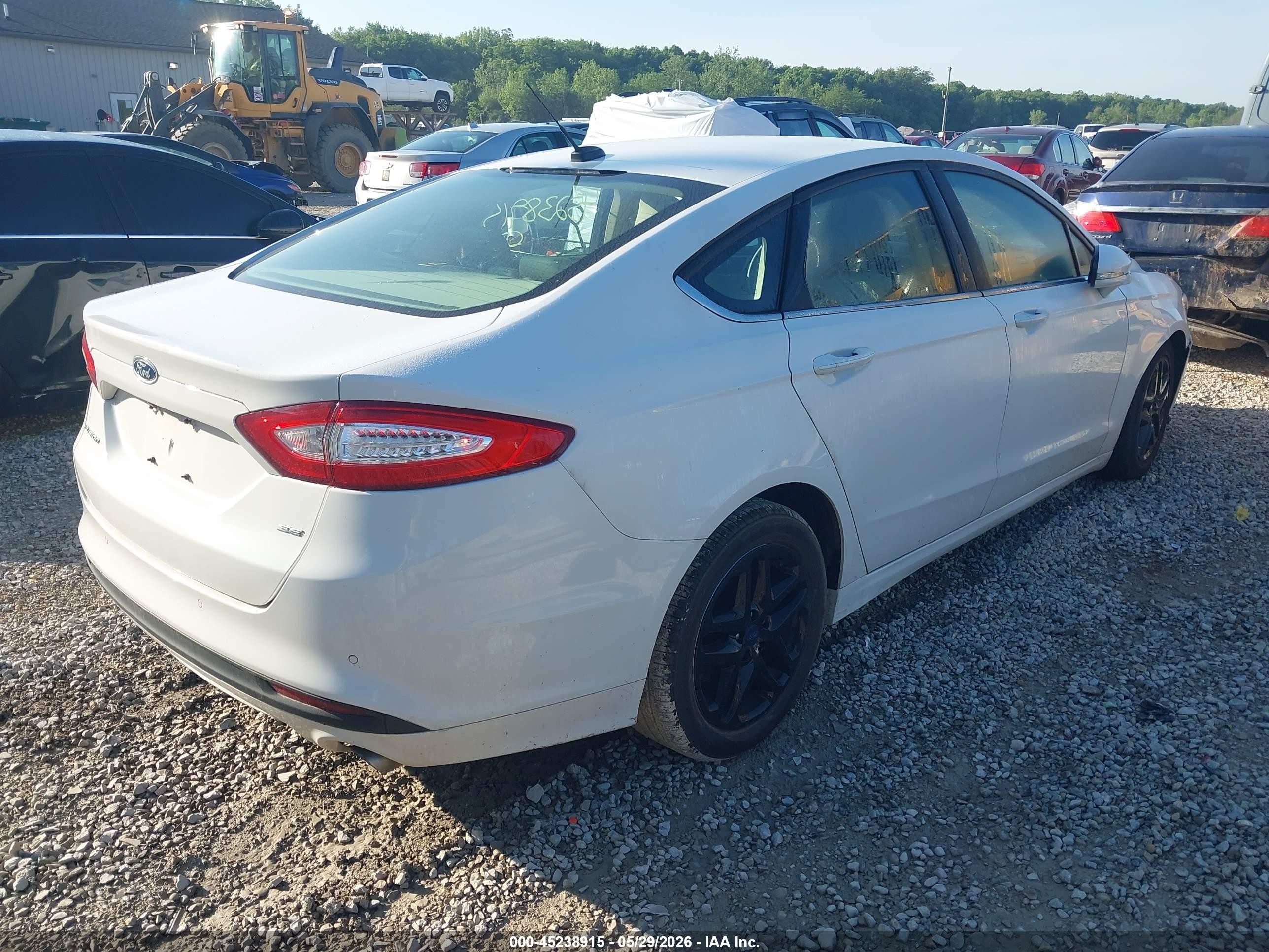 2015 Ford Fusion Se Белый vin: 3FA6P0H71FR296961