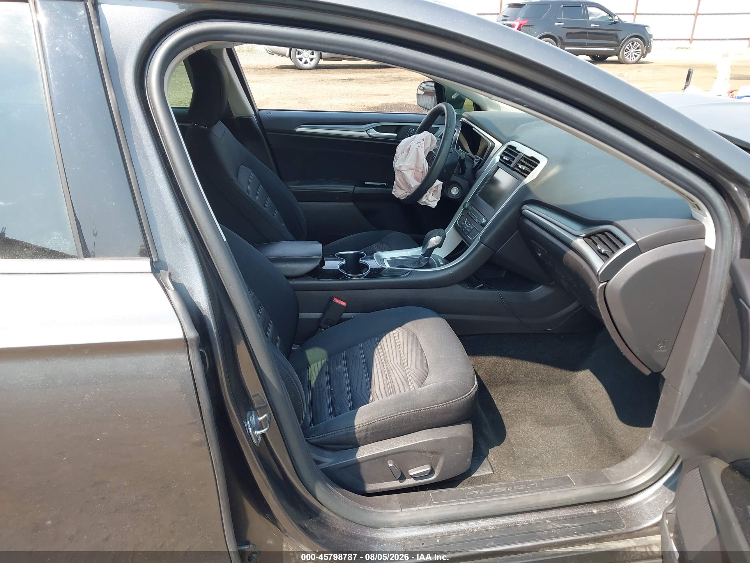 2016 Ford Fusion Se Gray vin: 3FA6P0H71GR202370