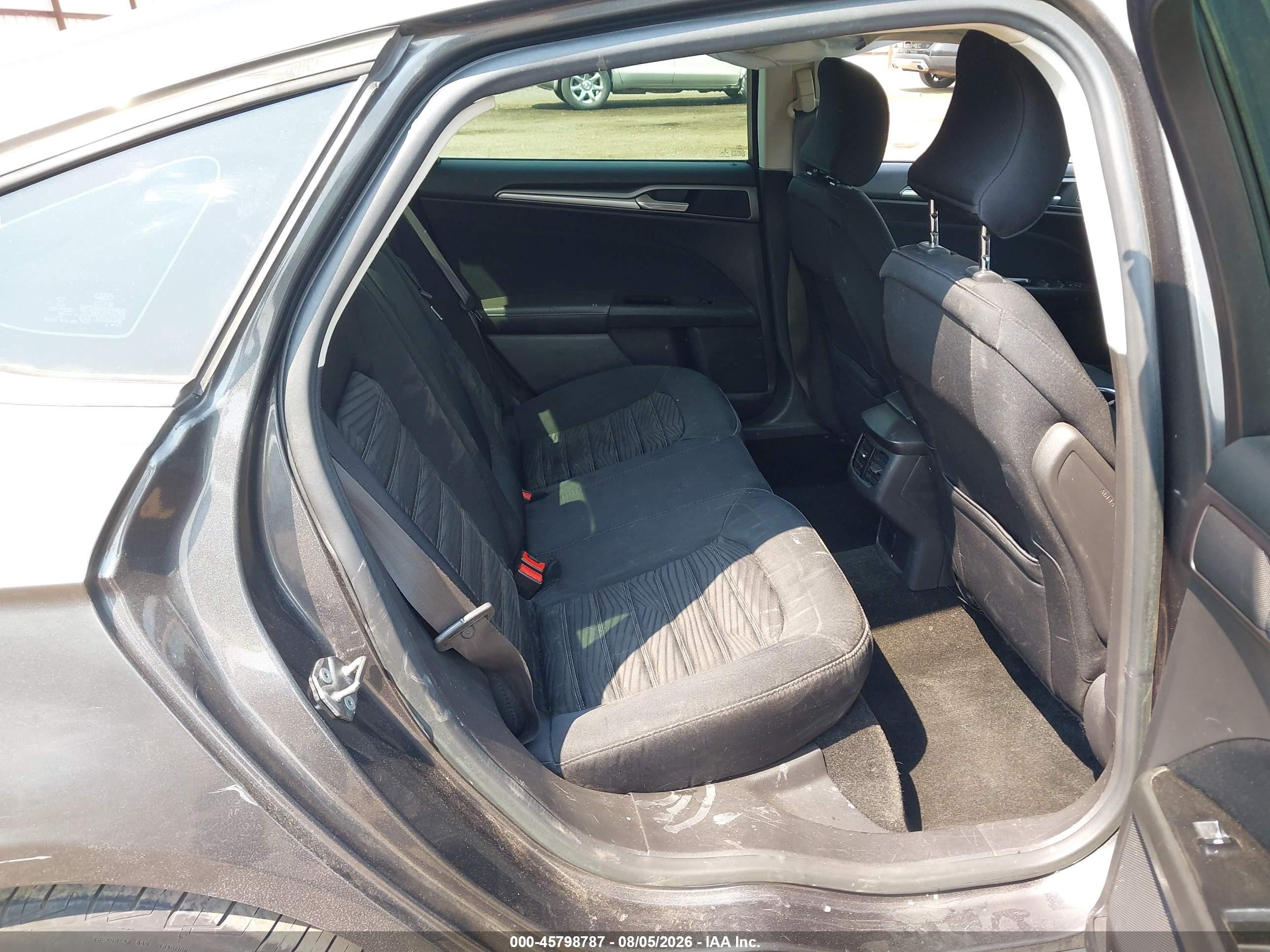 2016 Ford Fusion Se Gray vin: 3FA6P0H71GR202370