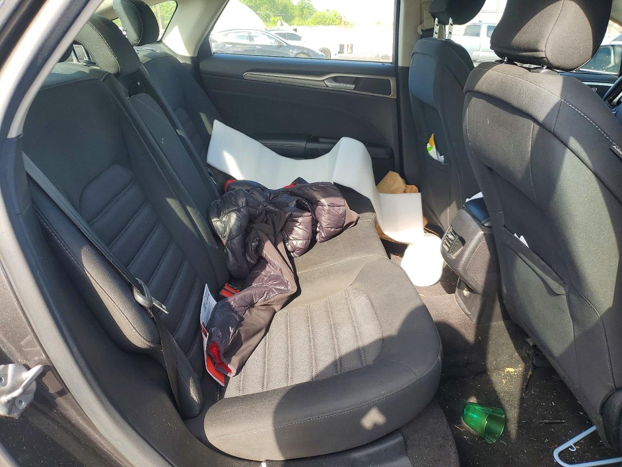 2017 Ford Fusion Se Gray vin: 3FA6P0H71HR107003