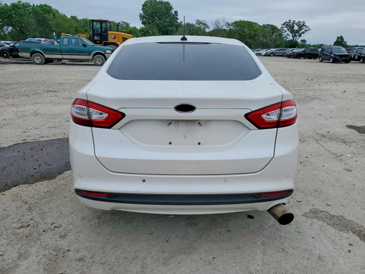 2013 Ford Fusion Se White vin: 3FA6P0H72DR125617