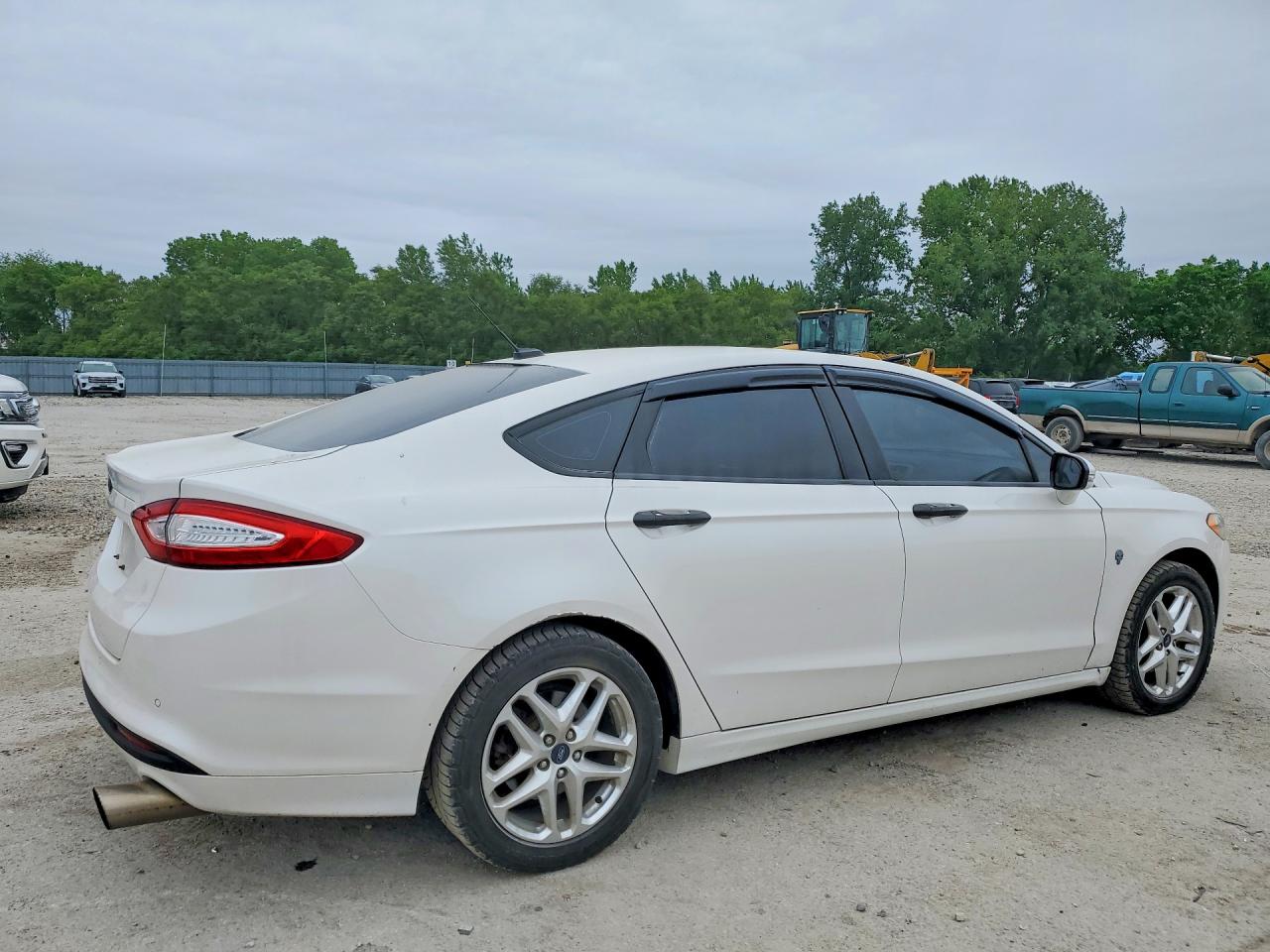2013 Ford Fusion Se White vin: 3FA6P0H72DR125617