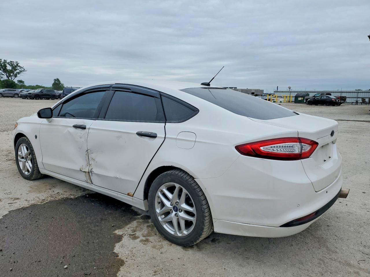 2013 Ford Fusion Se White vin: 3FA6P0H72DR125617
