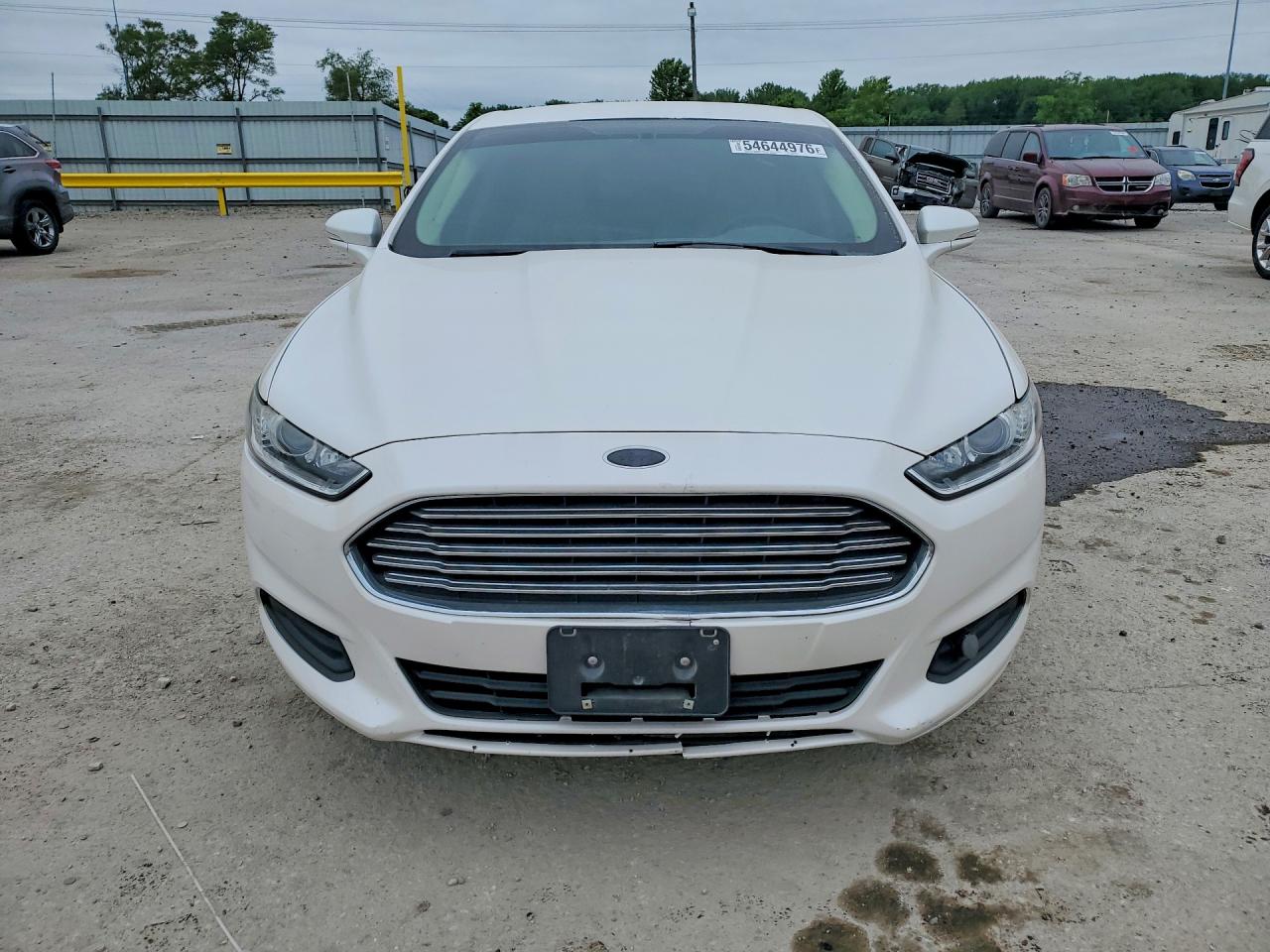 2013 Ford Fusion Se White vin: 3FA6P0H72DR125617