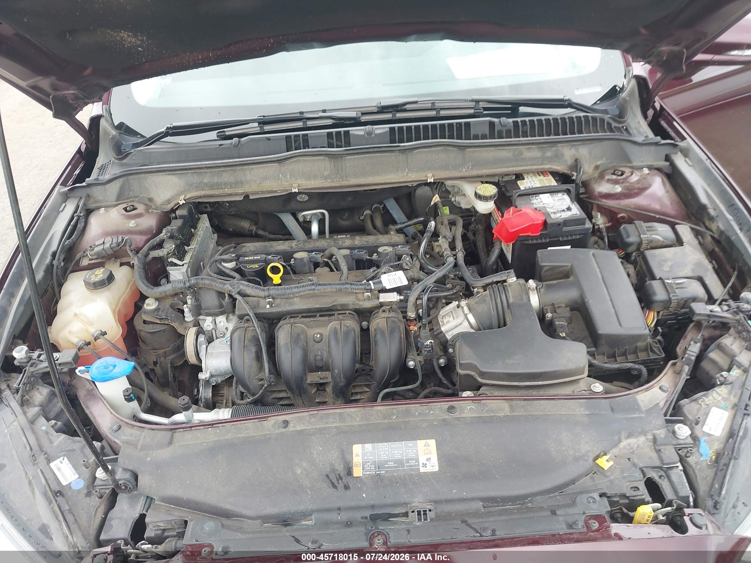 2013 Ford Fusion Se Maroon vin: 3FA6P0H72DR131921