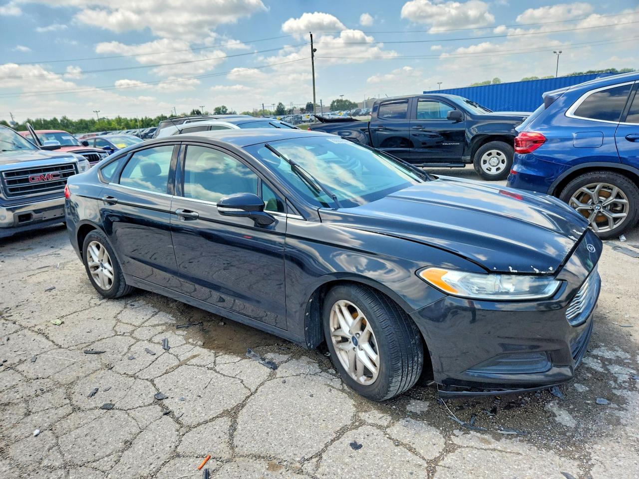 2013 Ford Fusion Se Black vin: 3FA6P0H72DR144684