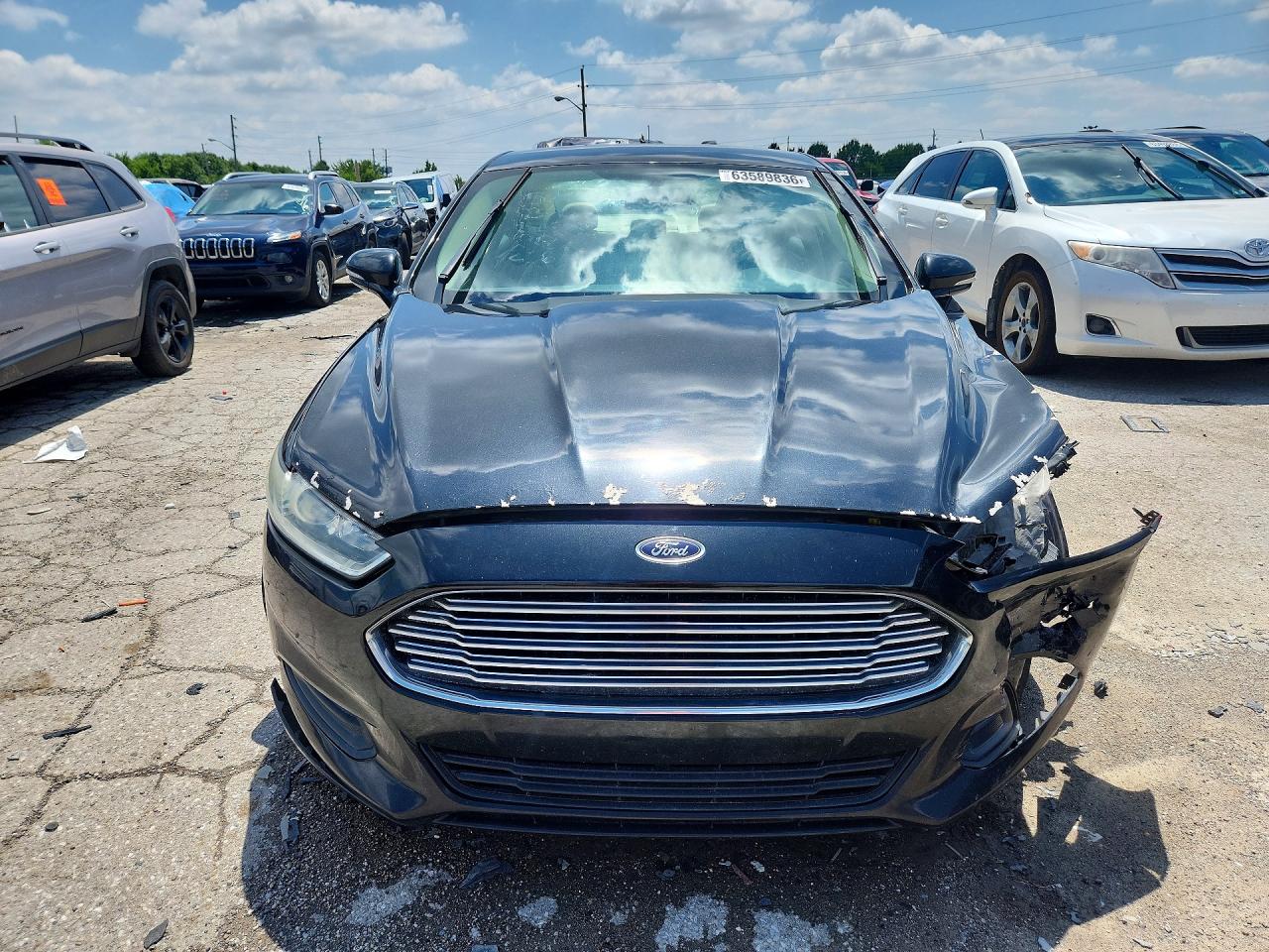 2013 Ford Fusion Se Black vin: 3FA6P0H72DR144684