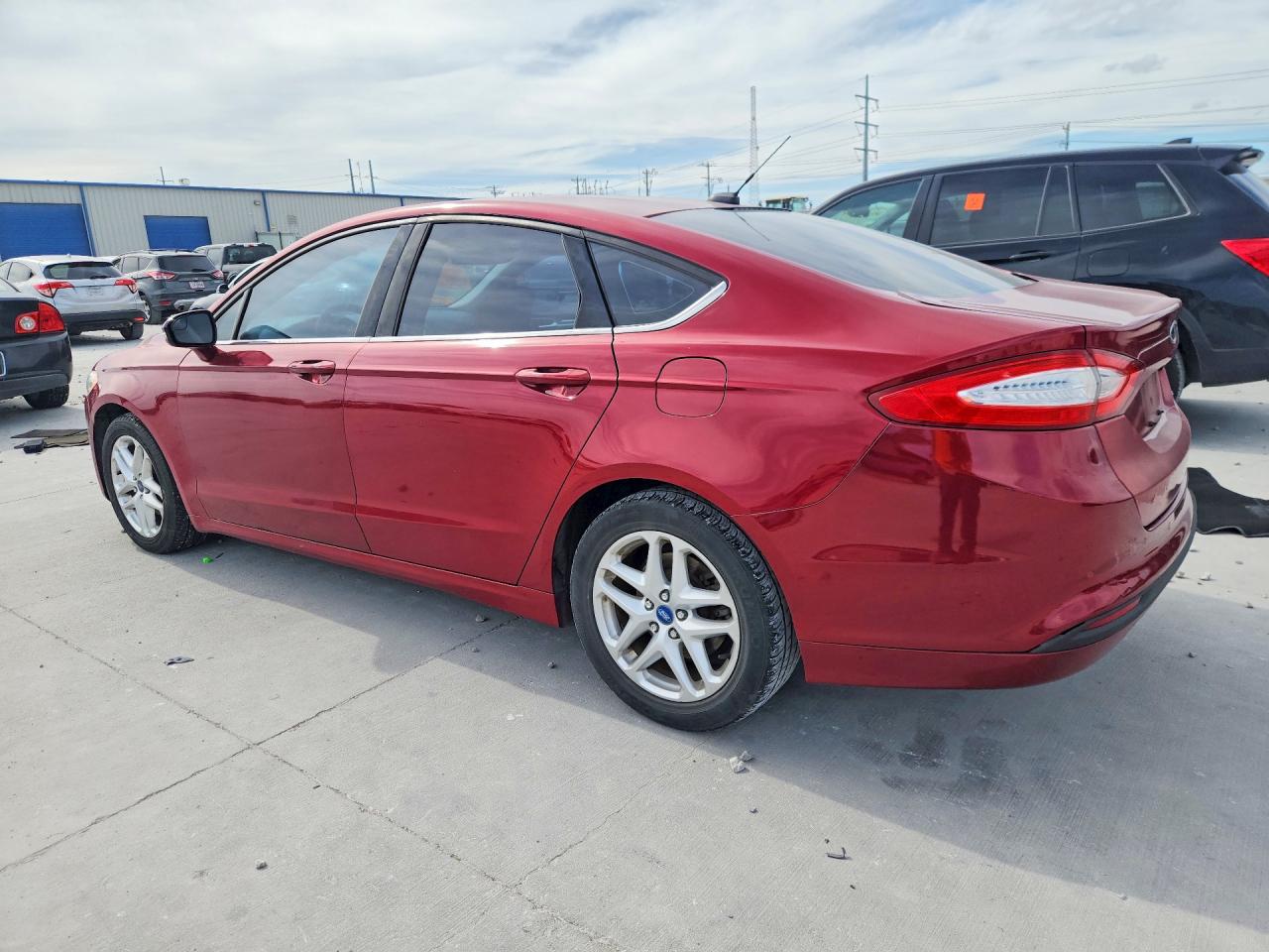 2013 Ford Fusion Se Red vin: 3FA6P0H72DR165339