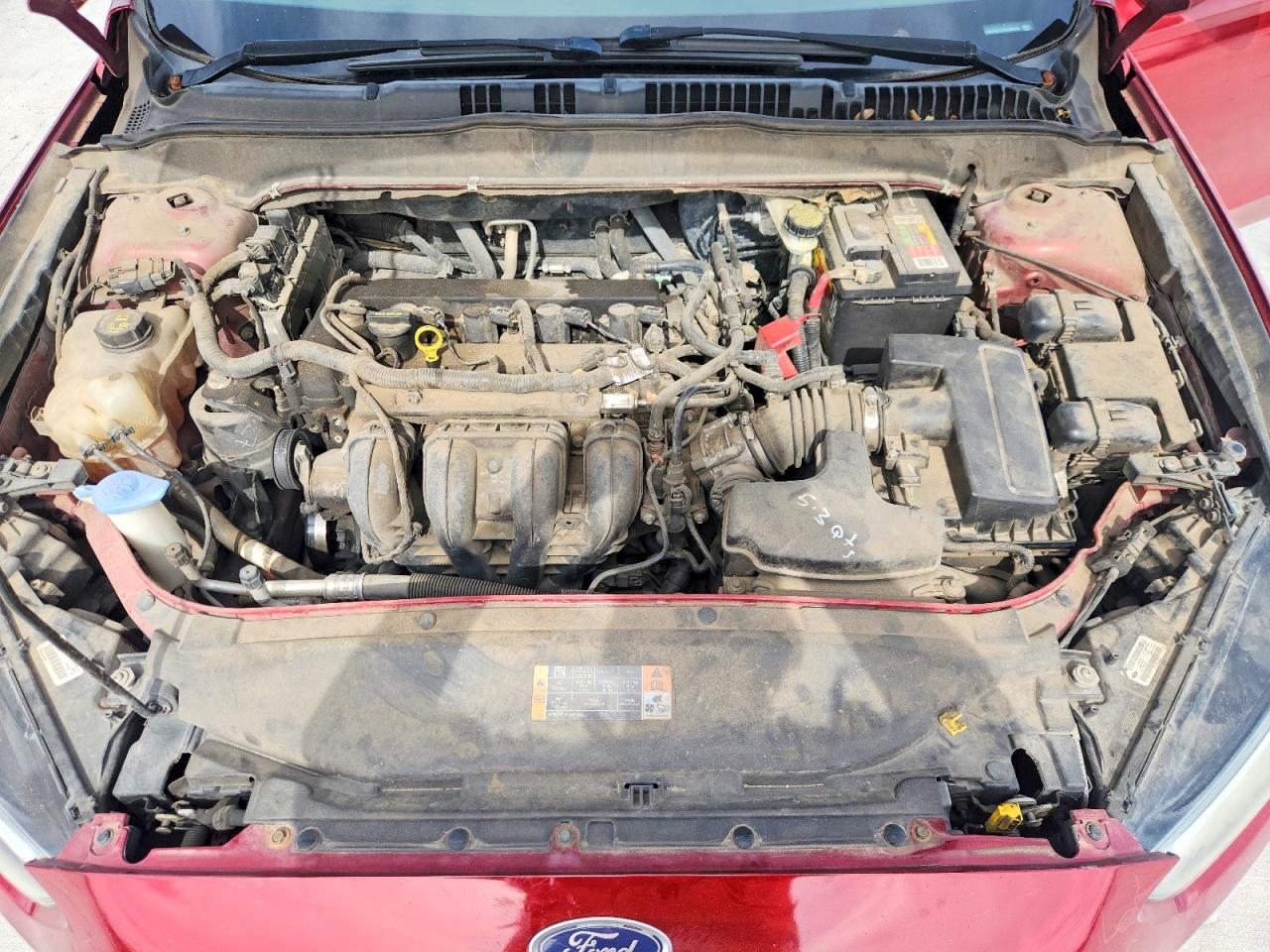 2013 Ford Fusion Se Red vin: 3FA6P0H72DR165339