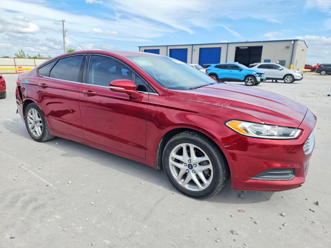 2013 Ford Fusion Se Red vin: 3FA6P0H72DR165339