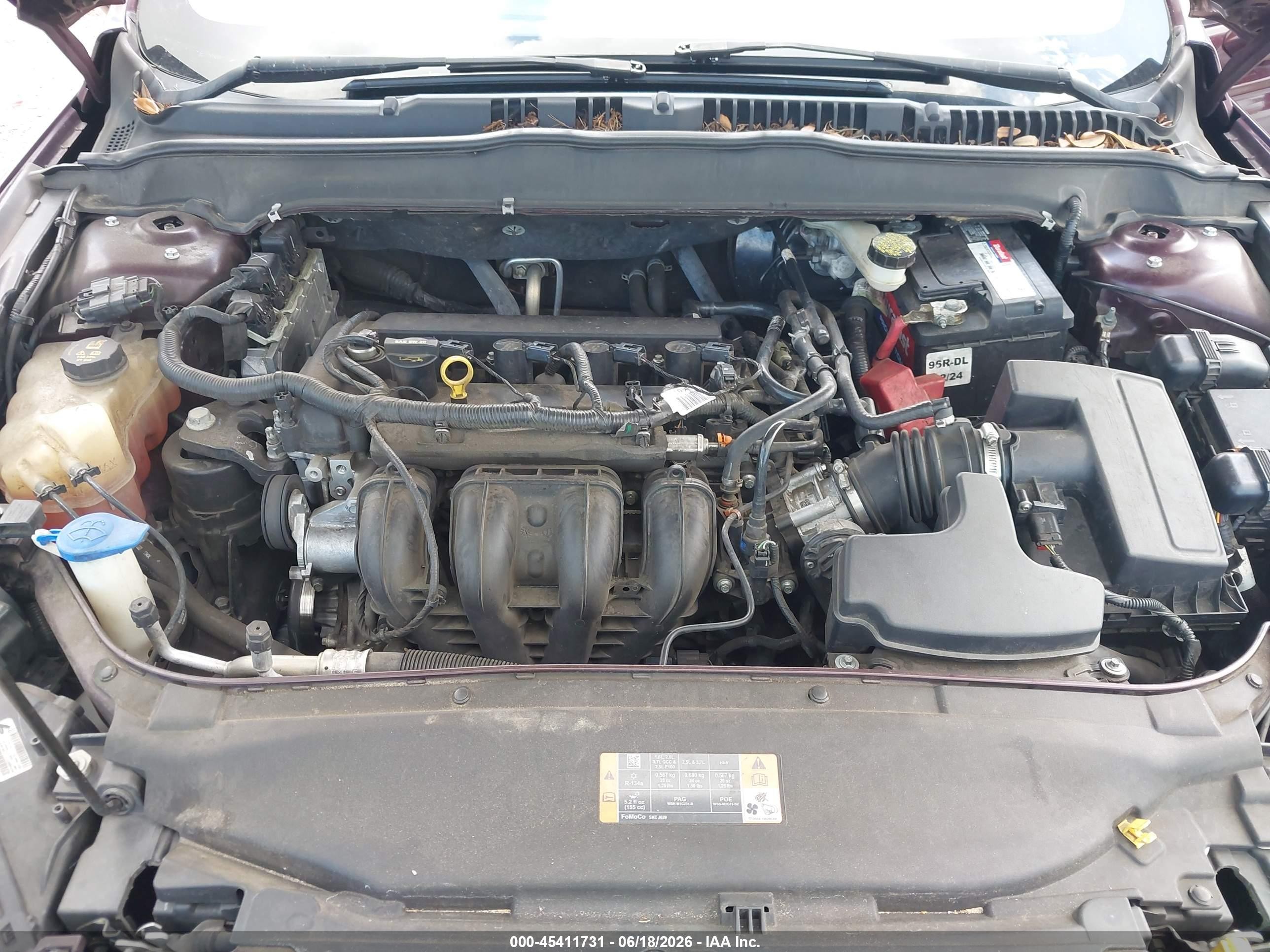 2013 Ford Fusion Se Burgundy vin: 3FA6P0H72DR174784