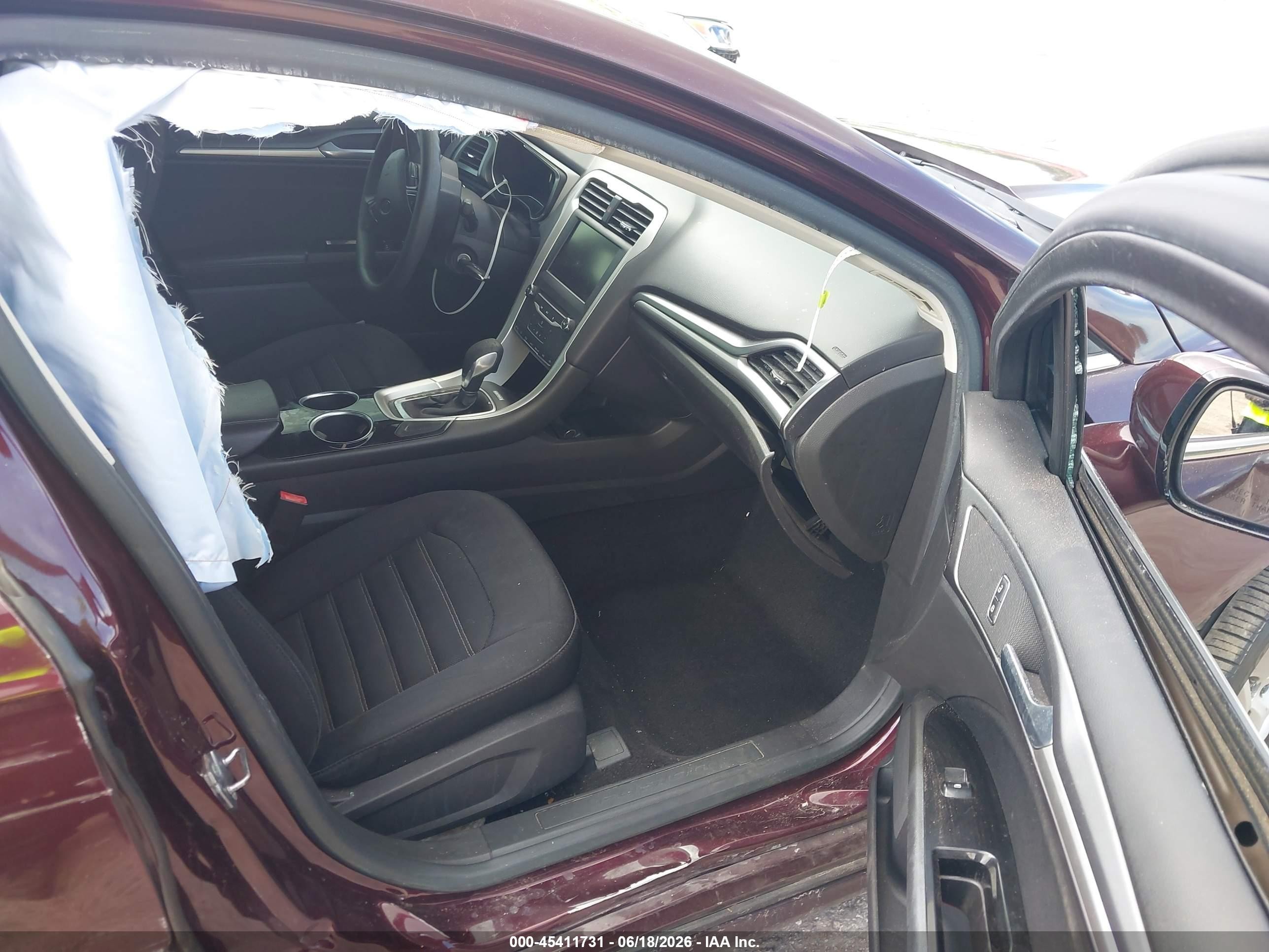 2013 Ford Fusion Se Burgundy vin: 3FA6P0H72DR174784