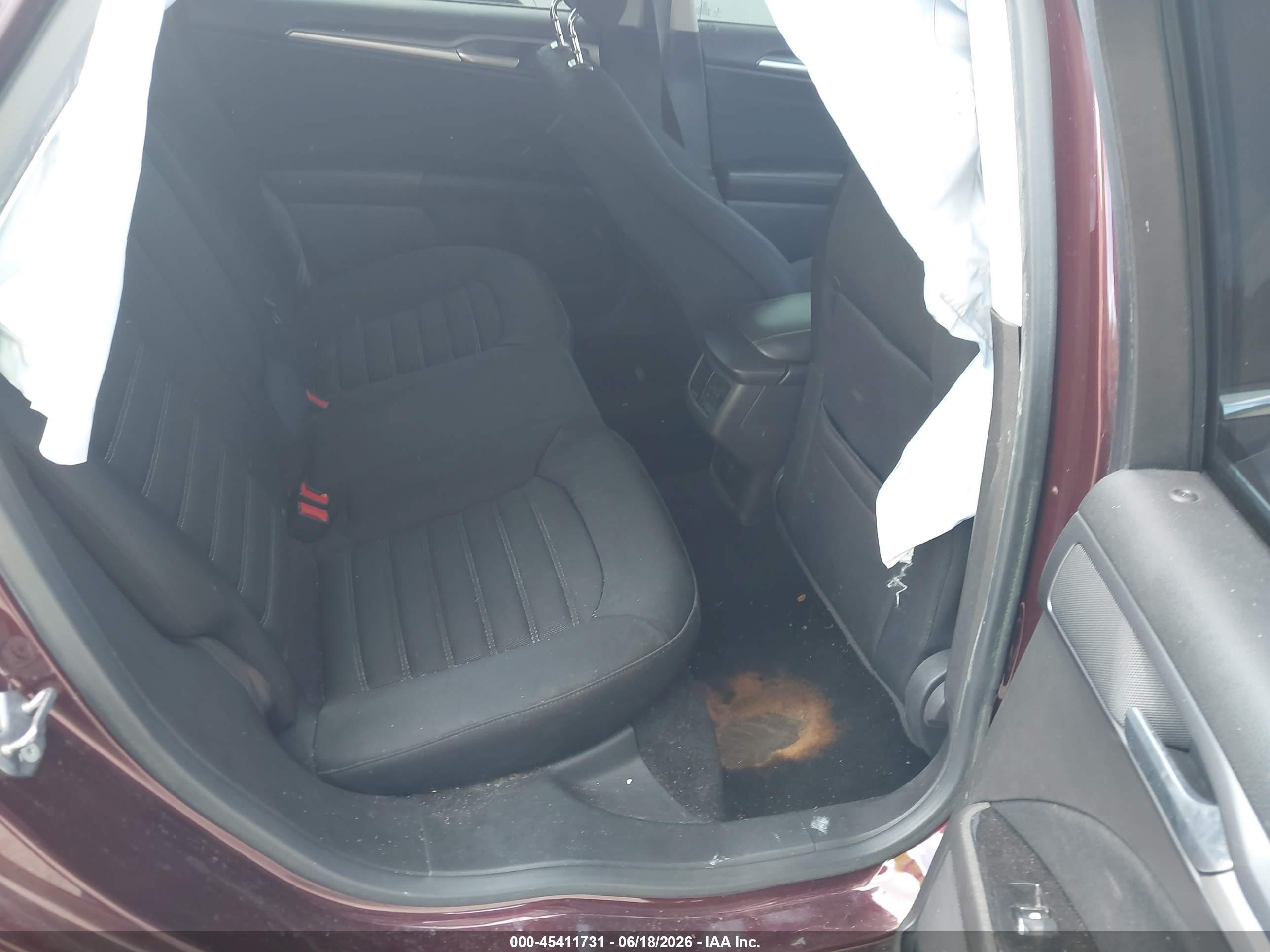 2013 Ford Fusion Se Burgundy vin: 3FA6P0H72DR174784