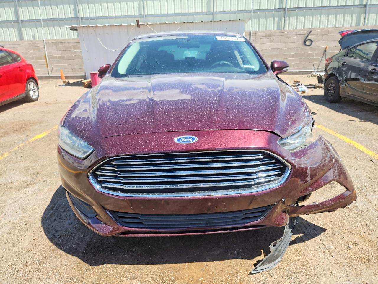 2013 Ford Fusion Se Burgundy vin: 3FA6P0H72DR178284